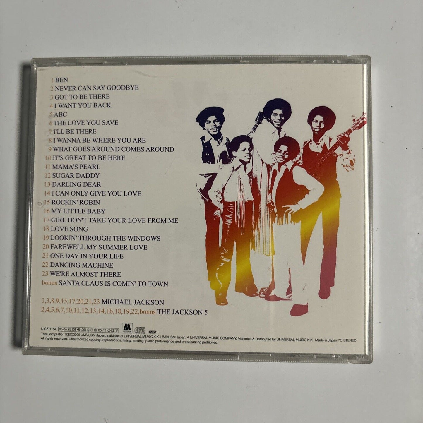 Best Of Michael Jackson & The Jackson 5 (CD, 2005) Japan uicz-1154