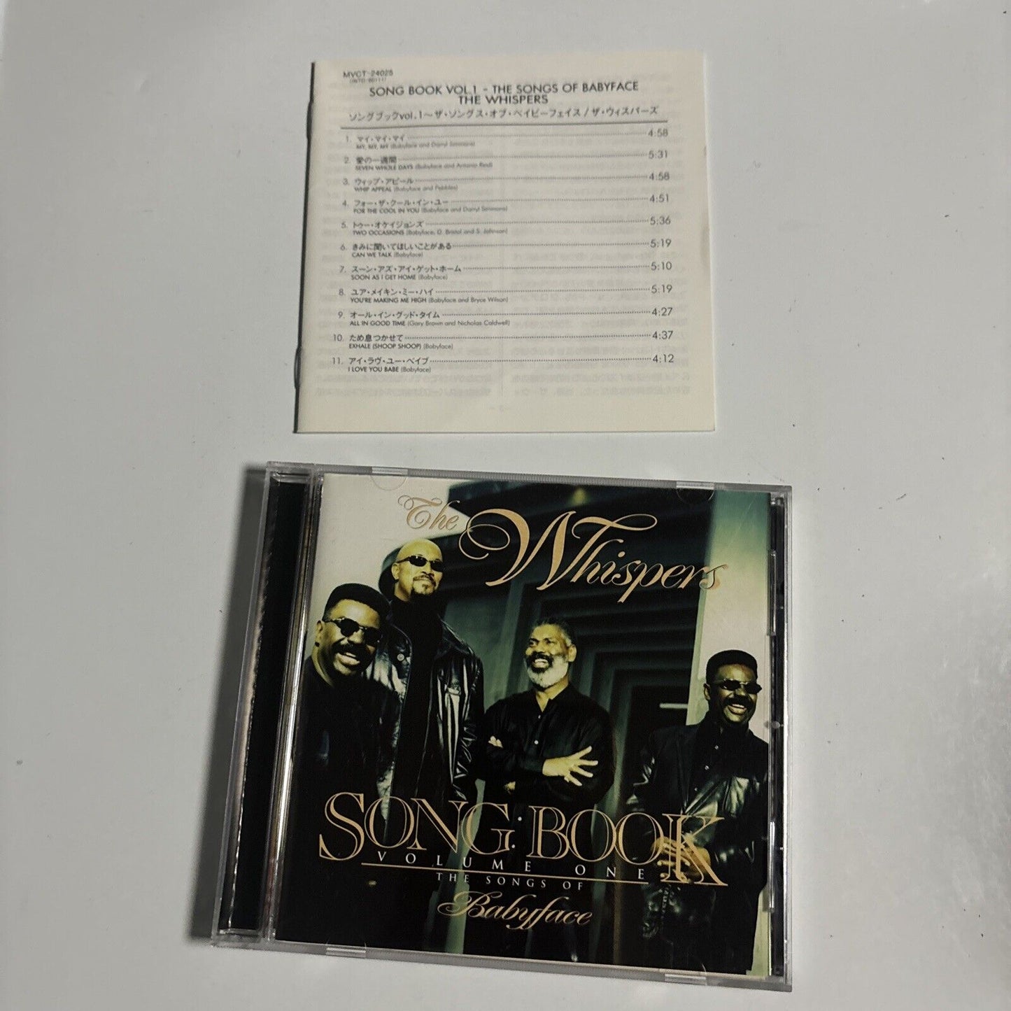 The Whispers - Song Book Volume One (The Songs Of Babyface) (CD 1997) mvct-24025