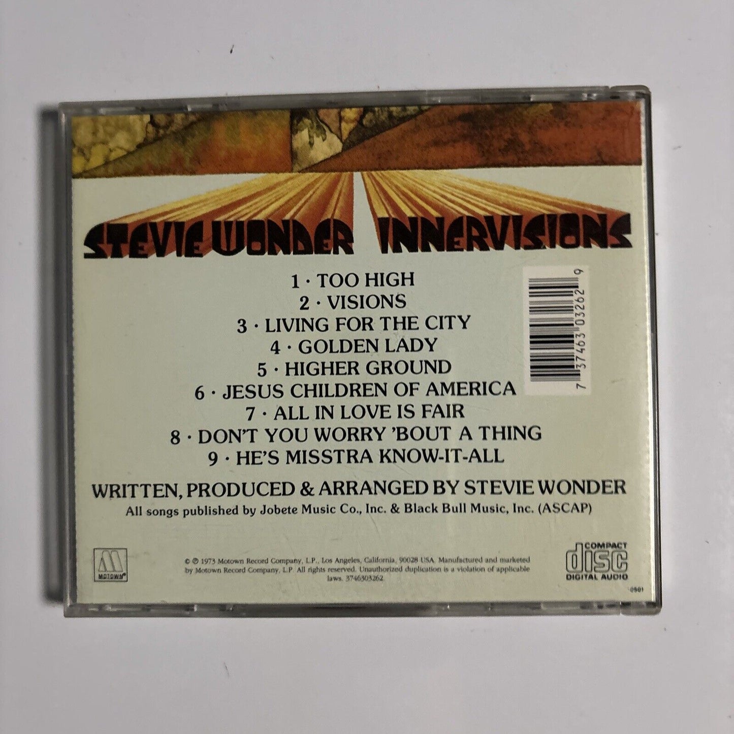 Stevie Wonder - Innervisions (CD, 1973) T6-326S1