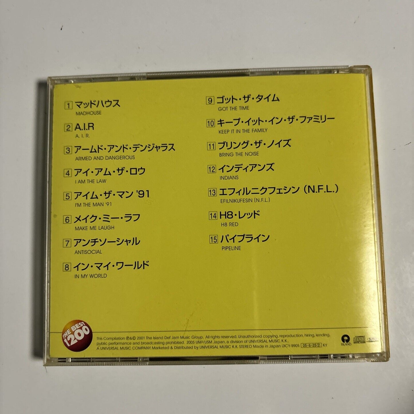 Anthrax - Classic Anthrax (CD, 2007) Japan UICY-9905