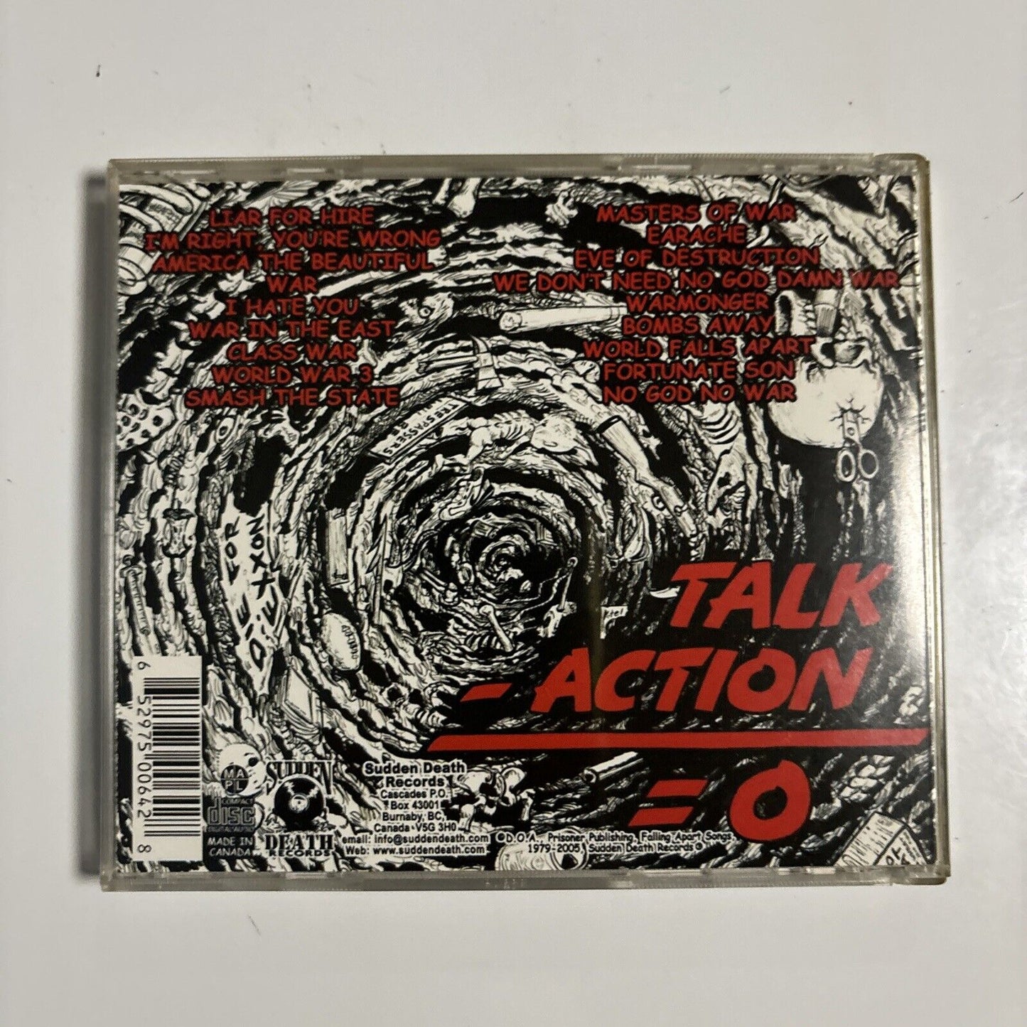 D.O.A. - War On 45 (CD, 2021)  SDR-0064