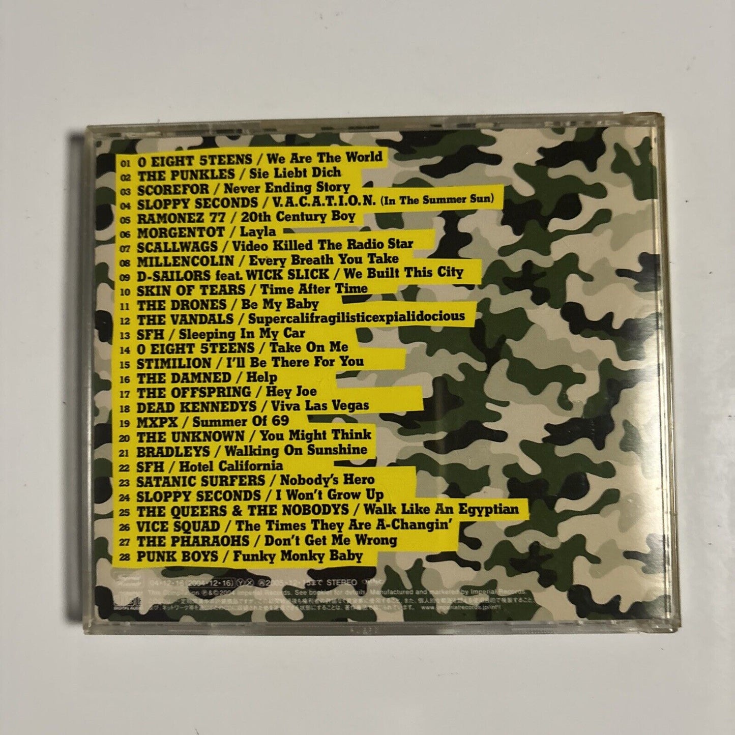 Various Artists - Punk It! Best! (CD, 2004) Japan Imperial Records tec-24263