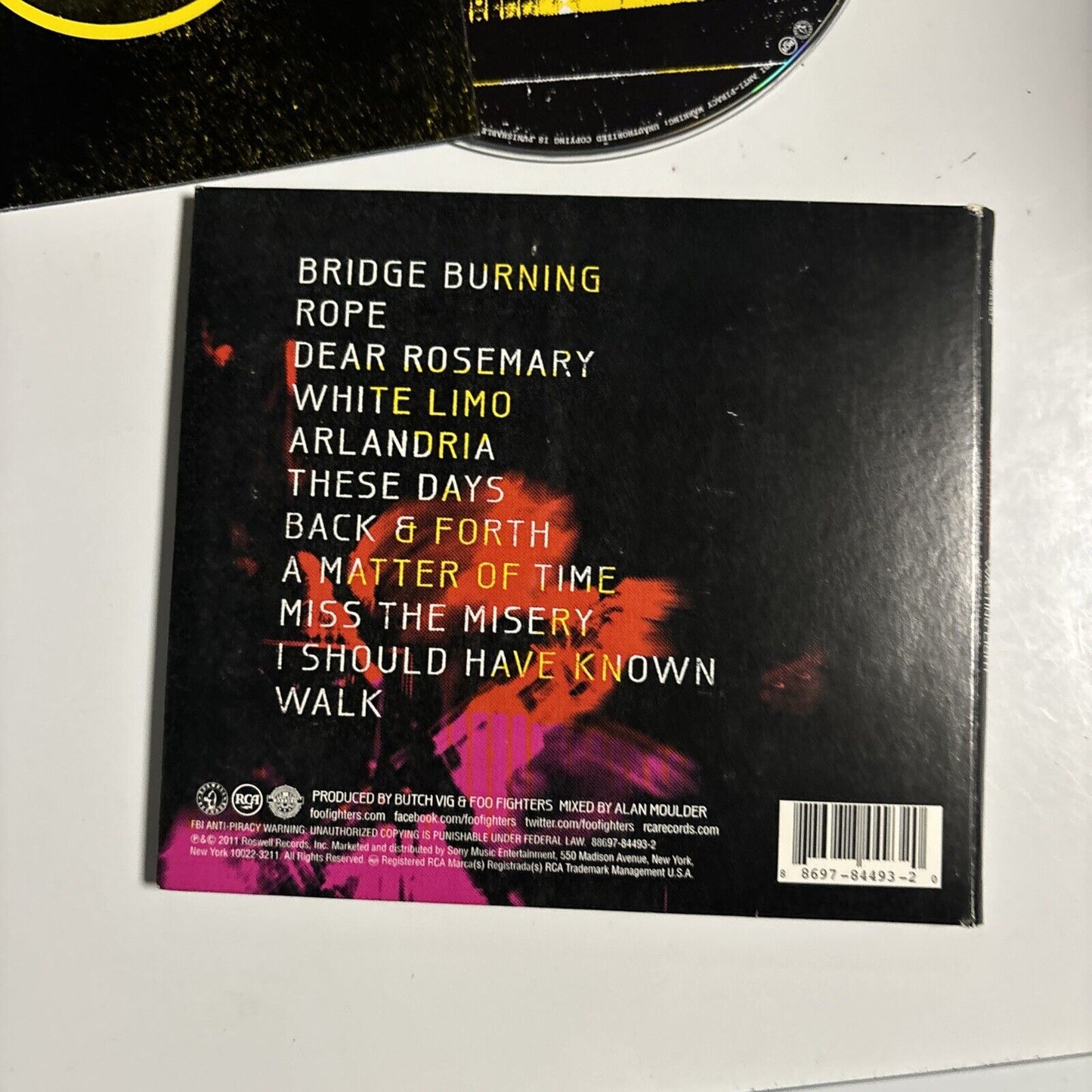 Foo Fighters - Wasting Light (CD, 2011) USA Roswell Records