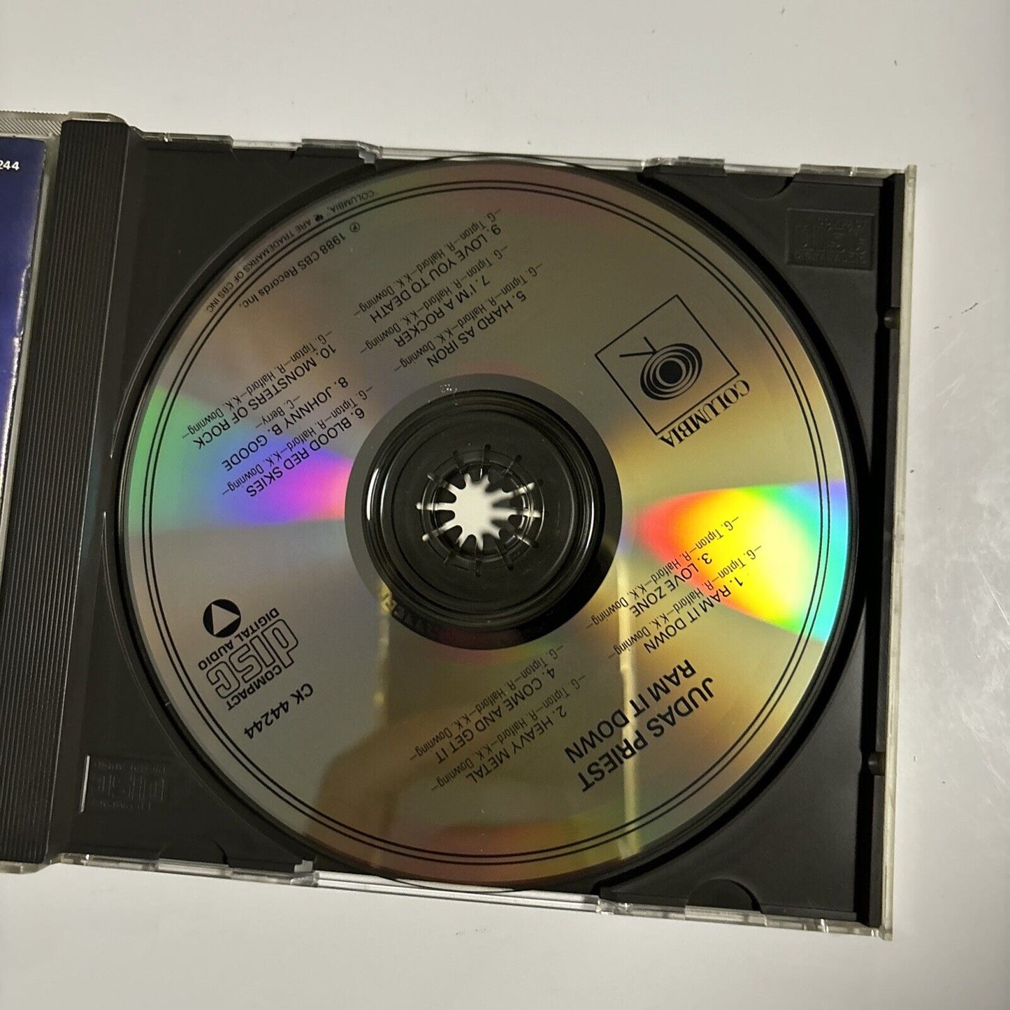 Judas Priest - Ram It Down (CD, 1988) Columbia CK 44244 Rock