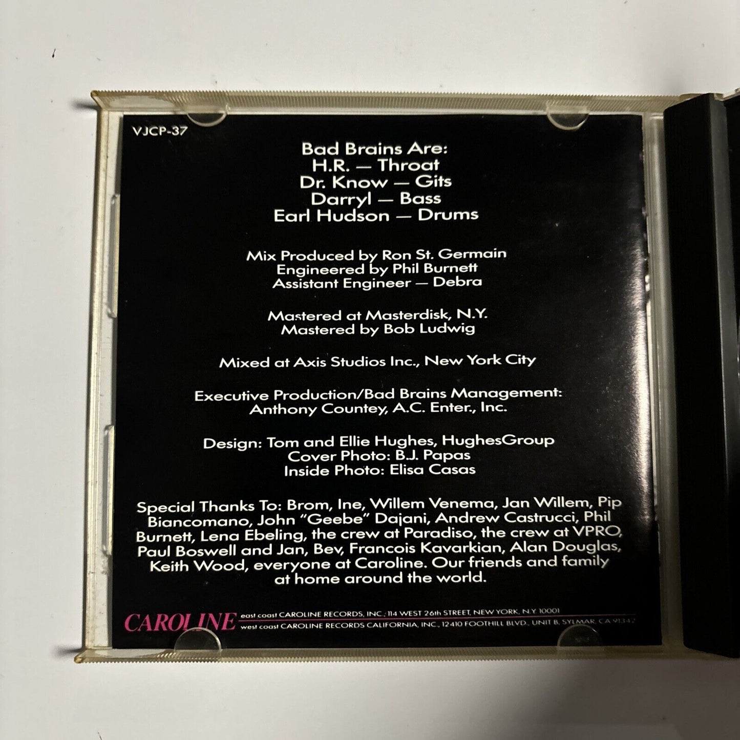 Bad Brains - The Youth Are Getting Restless (CD, 1987) Japan vjcp-37