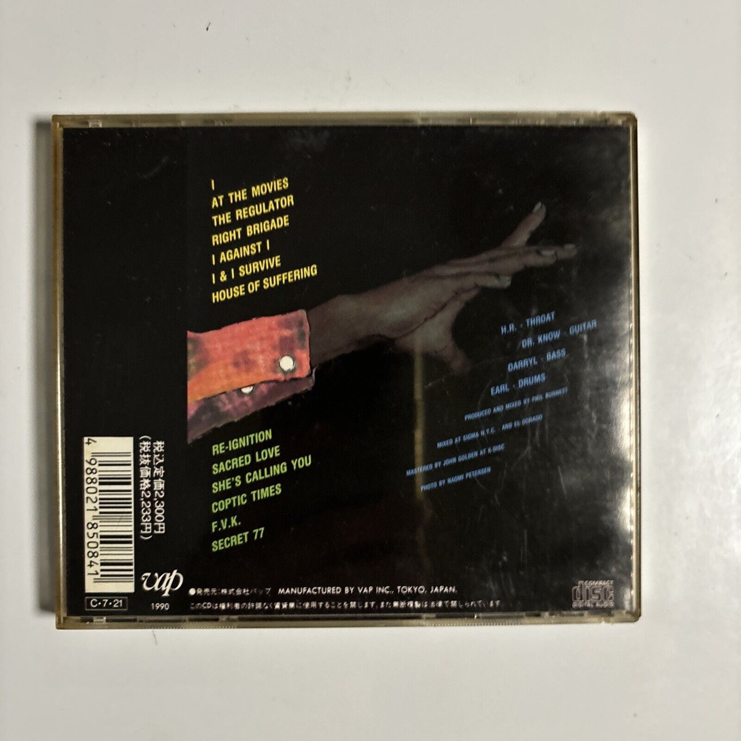 Bad Brains - Live (CD, 1990) Japan vpck-85084