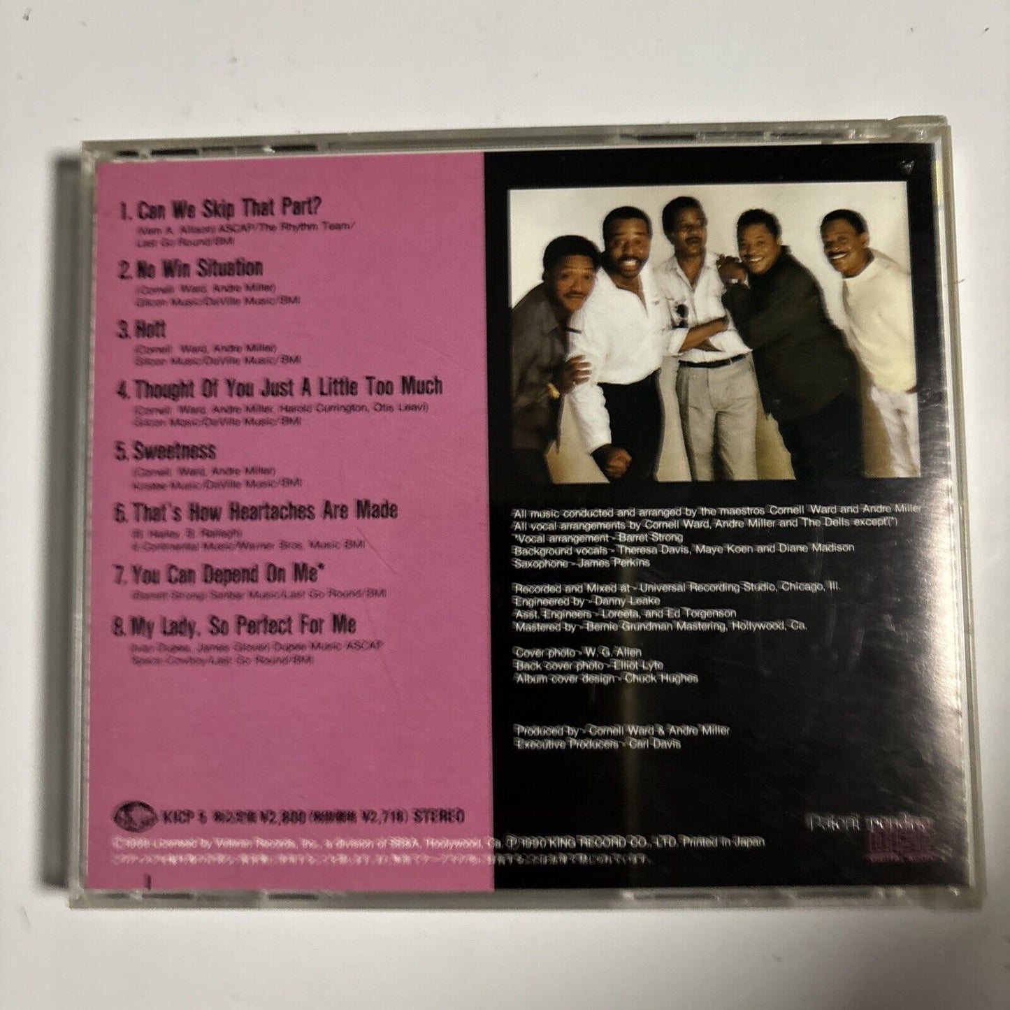 The Dells -  The Second Time (CD, 1990) Japan kicp-5 Funk/Soul