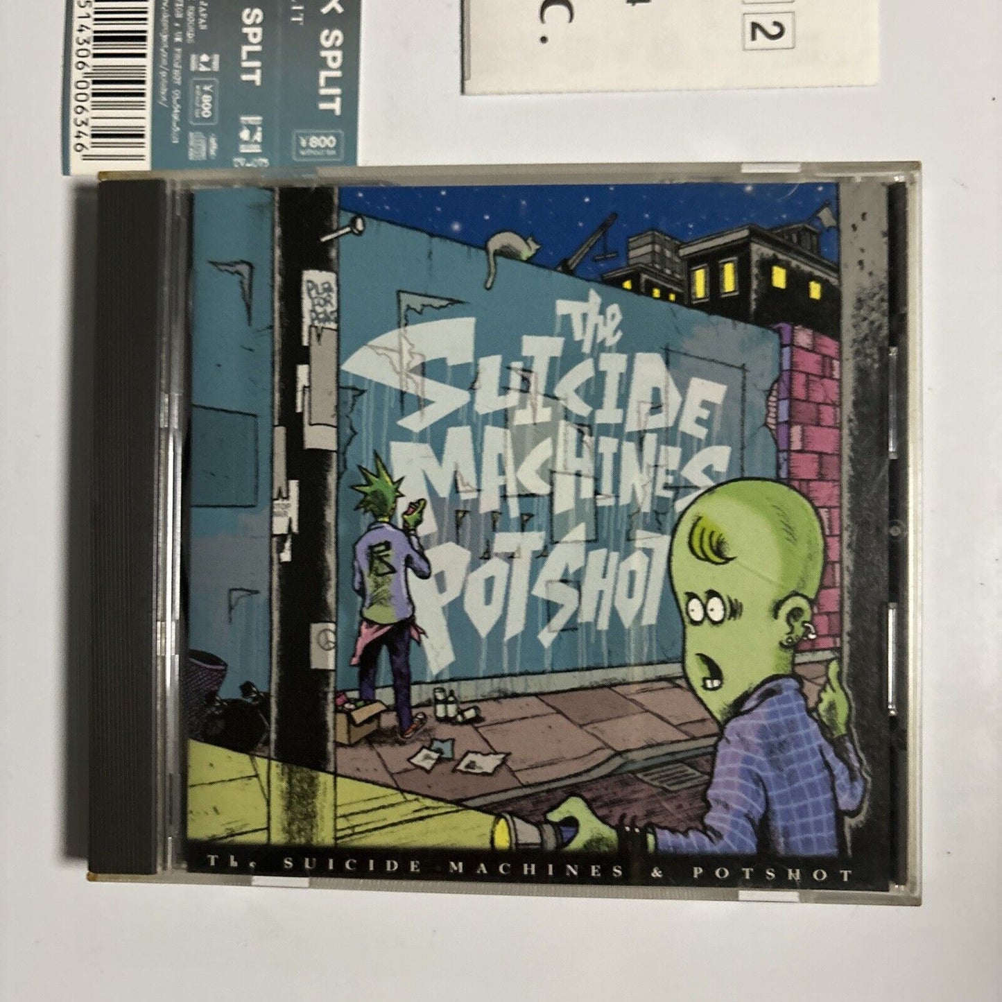The Suicide Machines & Potshot - Split (CD, 2003) Japan tv-075