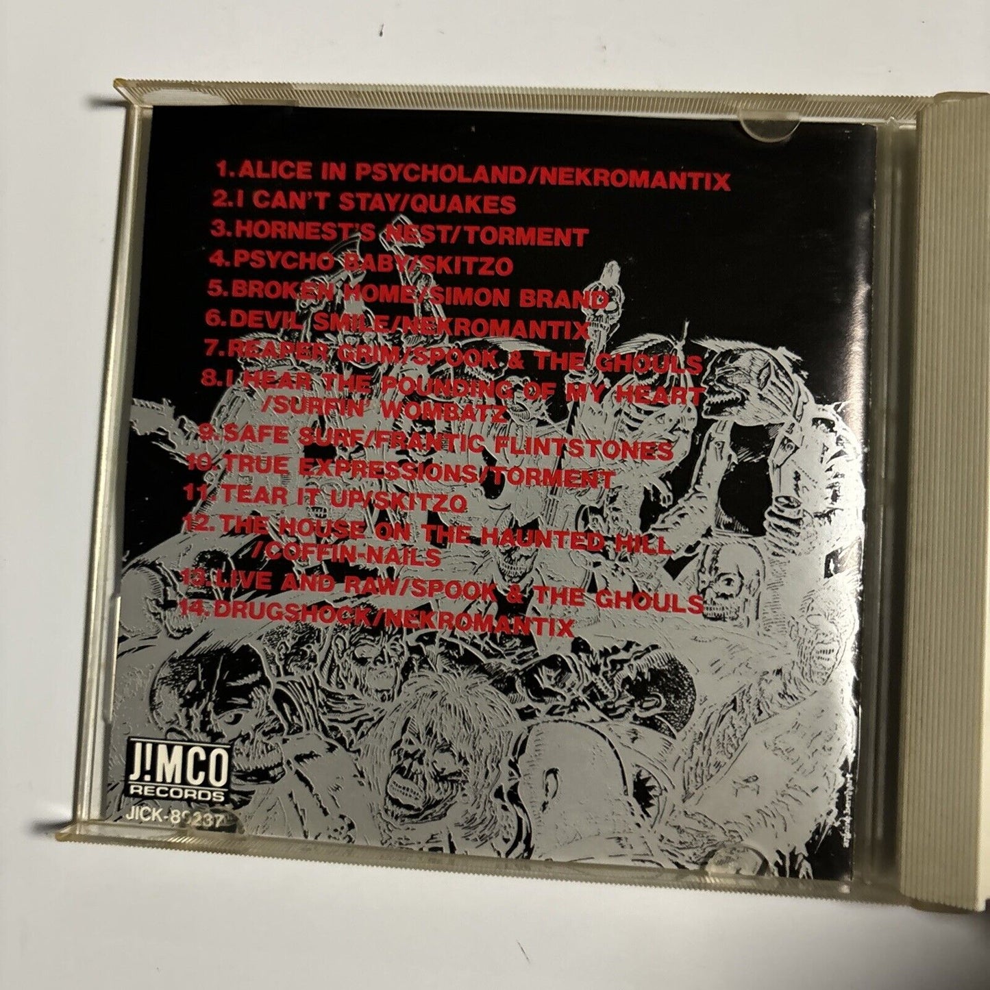 Various - Psychobilly Factor (CD, 1993) Japan JICK-89237