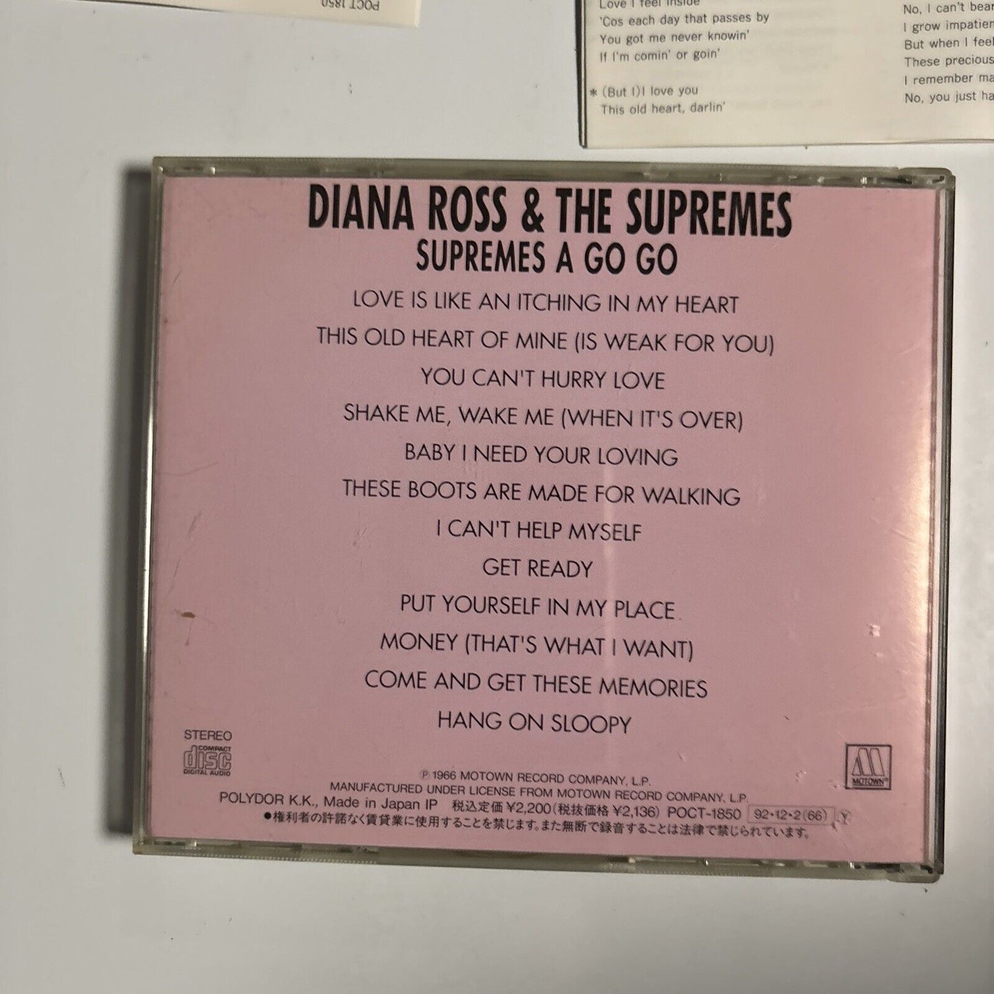 The Supremes - A' Go-Go (CD, 1992) Japan POCT-1850 Motown