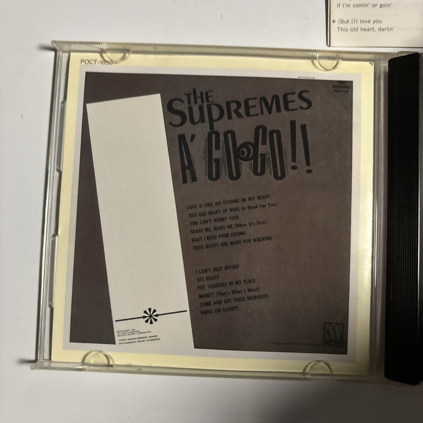 The Supremes - A' Go-Go (CD, 1992) Japan POCT-1850 Motown