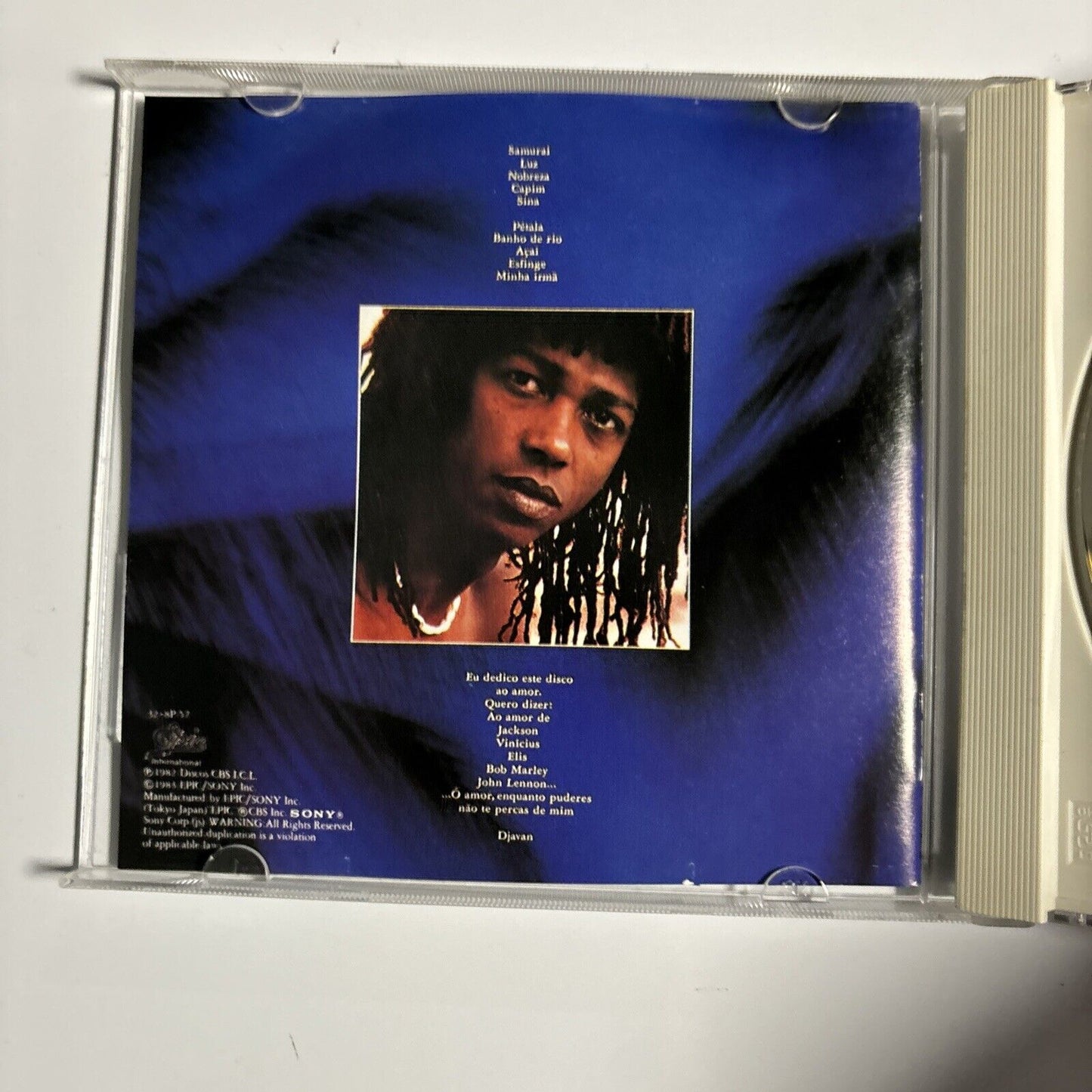 Djavan - Luz (CD, 1984) Latin Funk/Soul Japan 32-8p-57