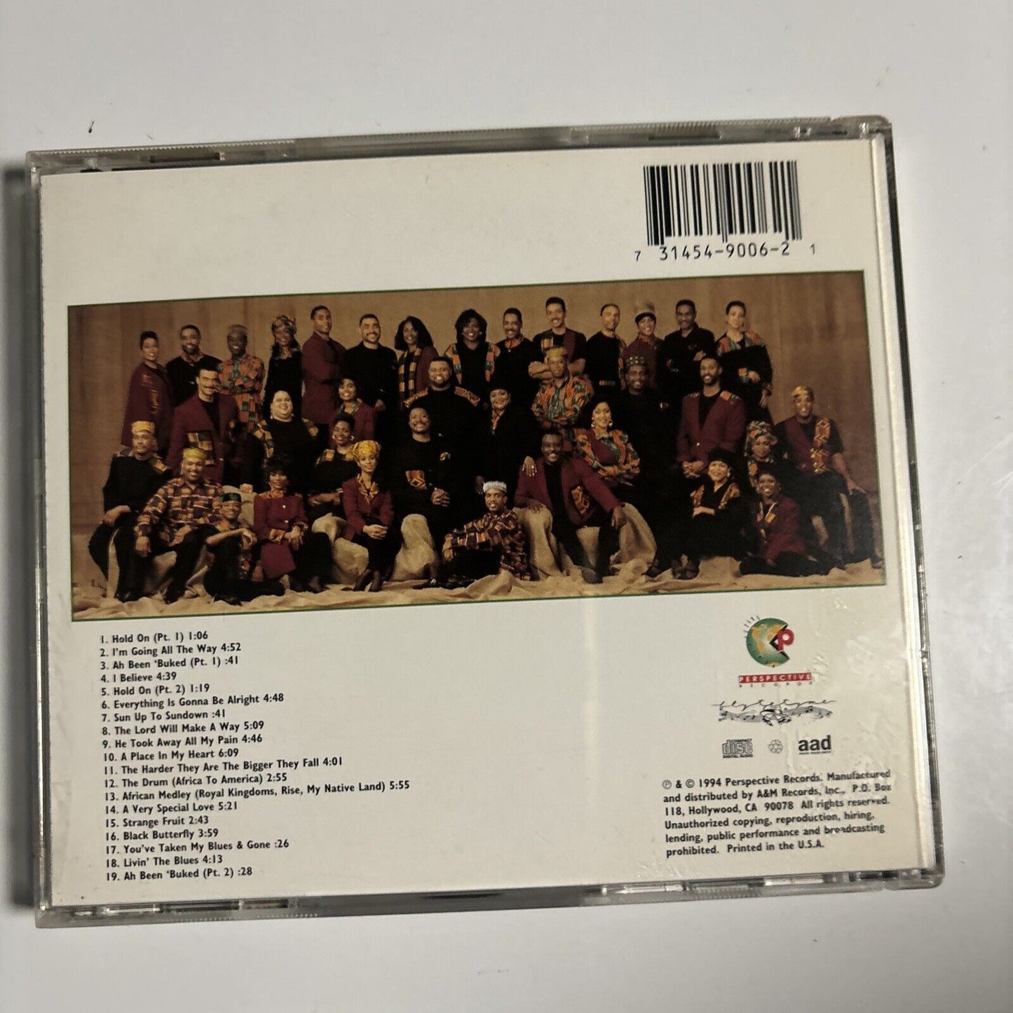 Sounds Of Blackness - Africa To America; The Journey Of The Drum (CD, 1994)