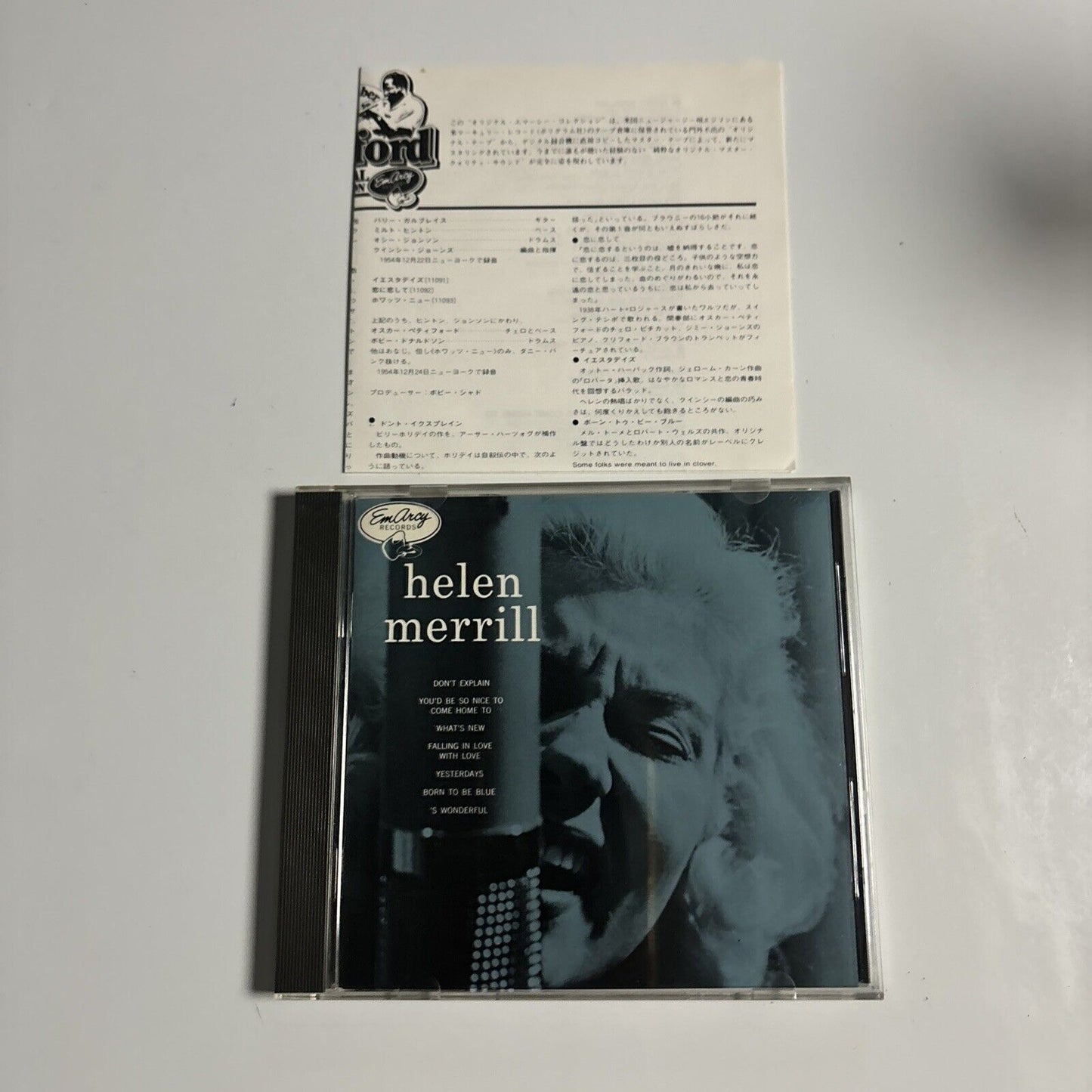 Helen Merrill - Helen Merrill (CD, 1955) Japan 814-643-2