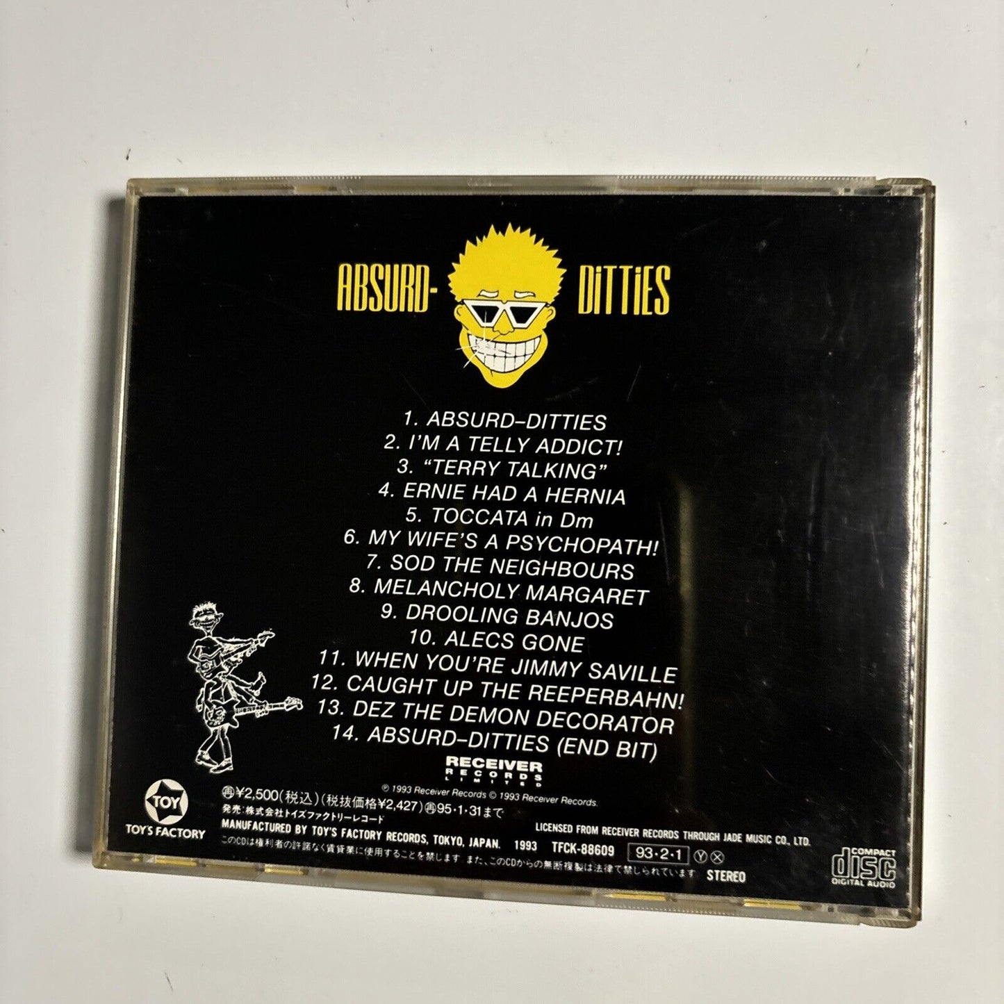The Toy Dolls - Absurd-Ditties (CD, 1993) Japan tfck-88609