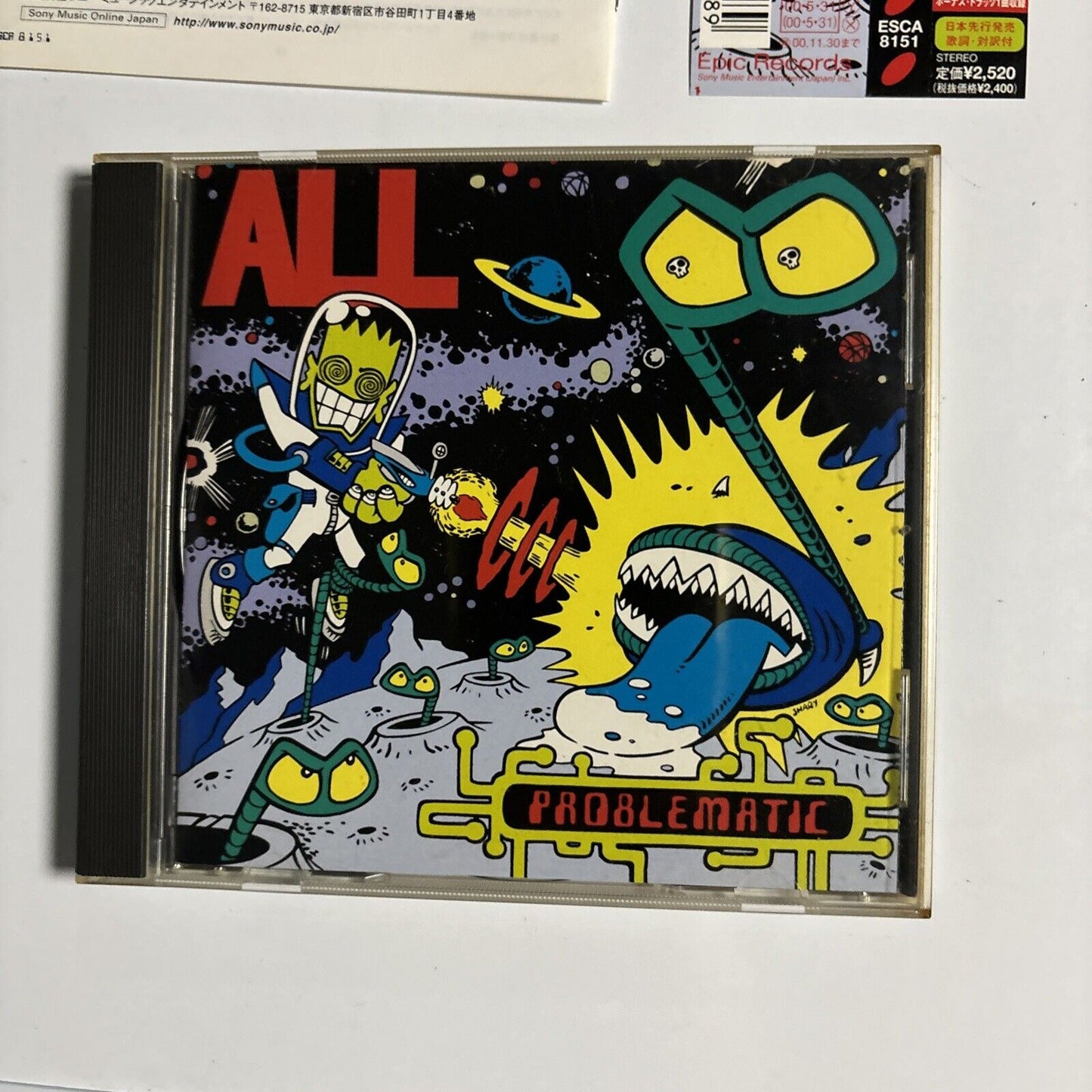 All - Problematic (CD, 2000) Japan esca-8151