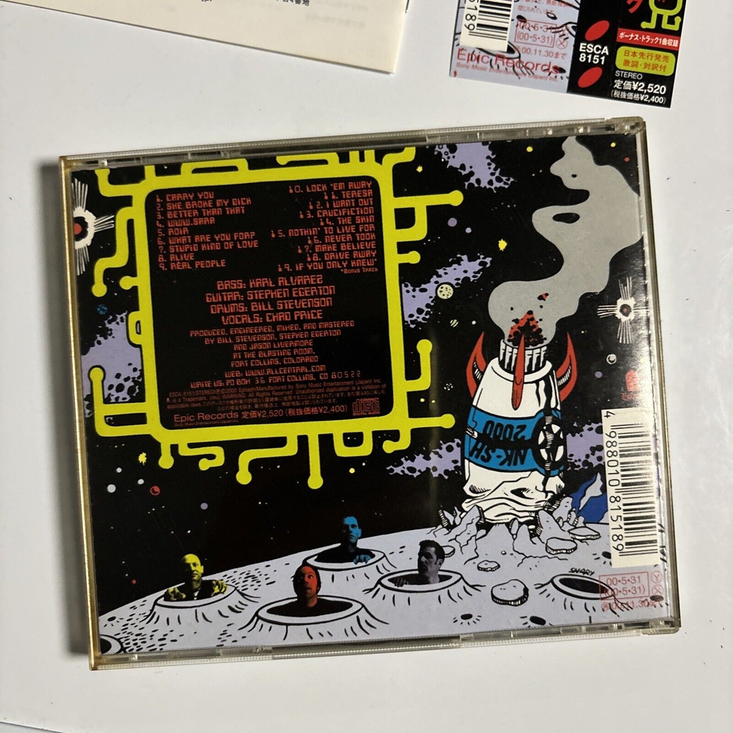 All - Problematic (CD, 2000) Japan esca-8151