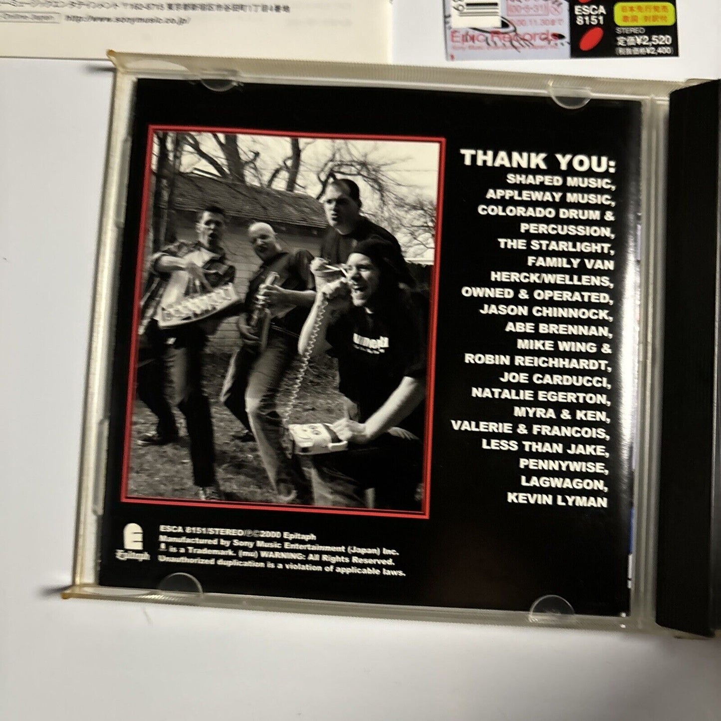 All - Problematic (CD, 2000) Japan esca-8151