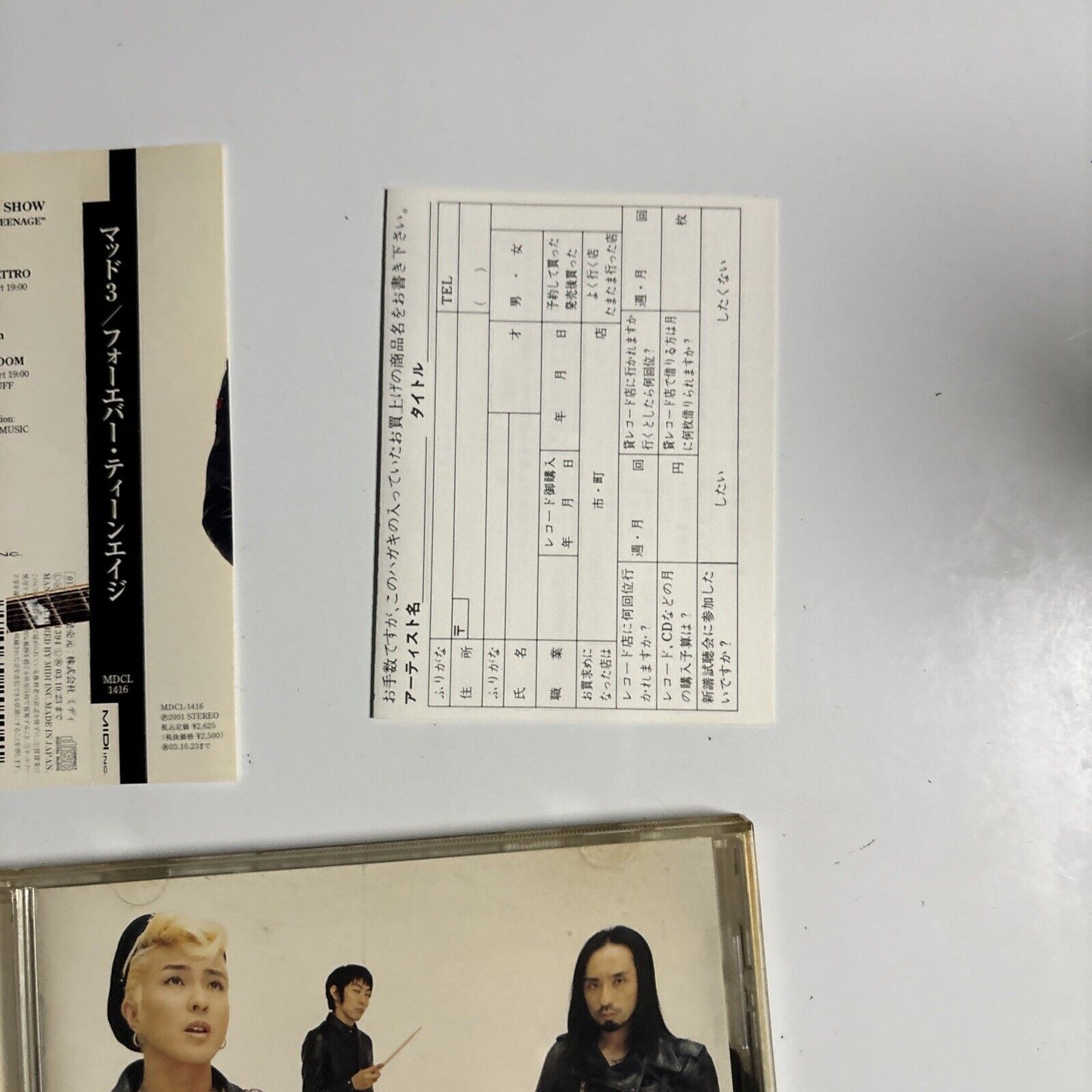 Mad 3 - Forever Teenage (CD, 2001) Japan mdcl-1416 Obi