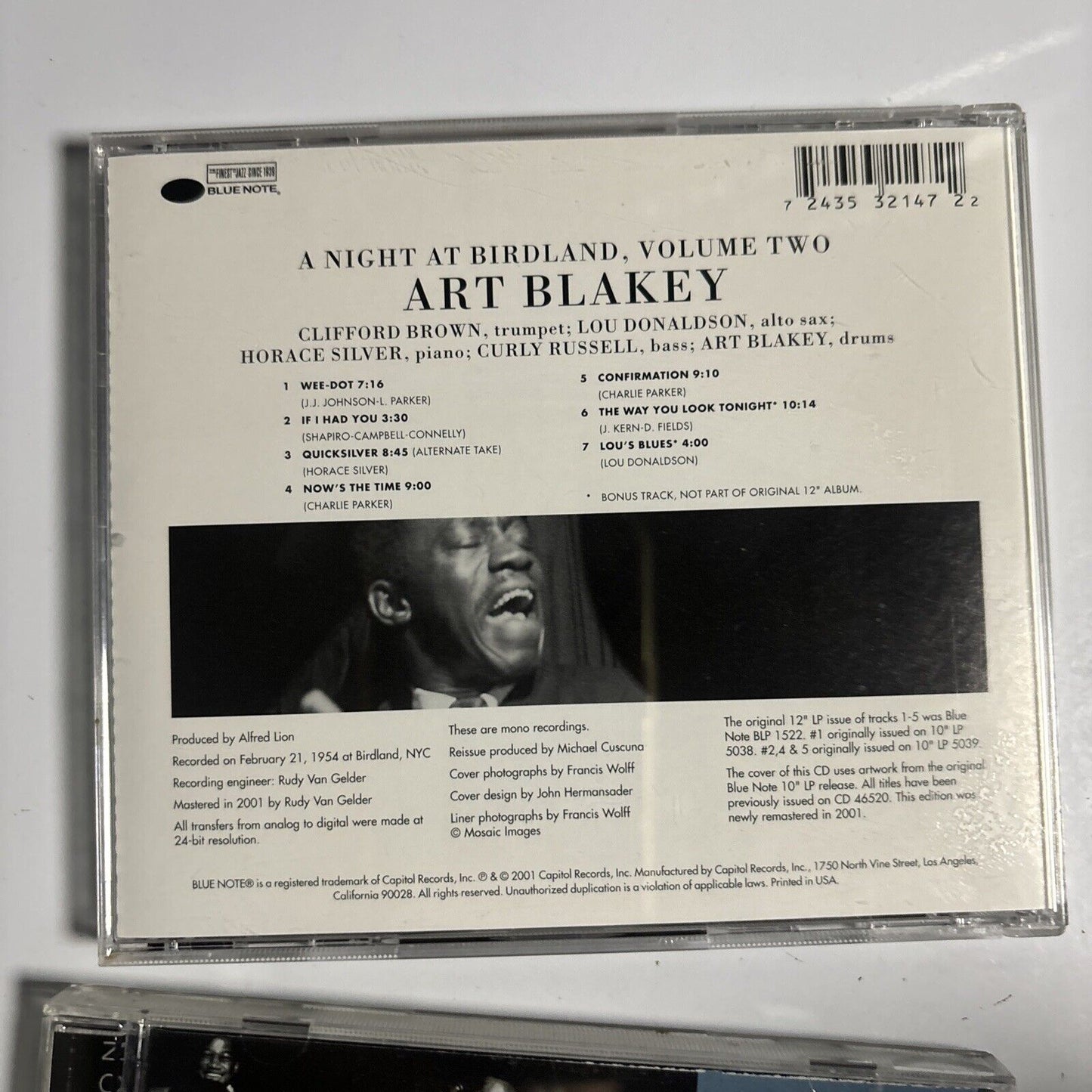 Art Blakey Quintet - A Night At Birdland, Volume One & Two (CD, 2001, 2-Disc)