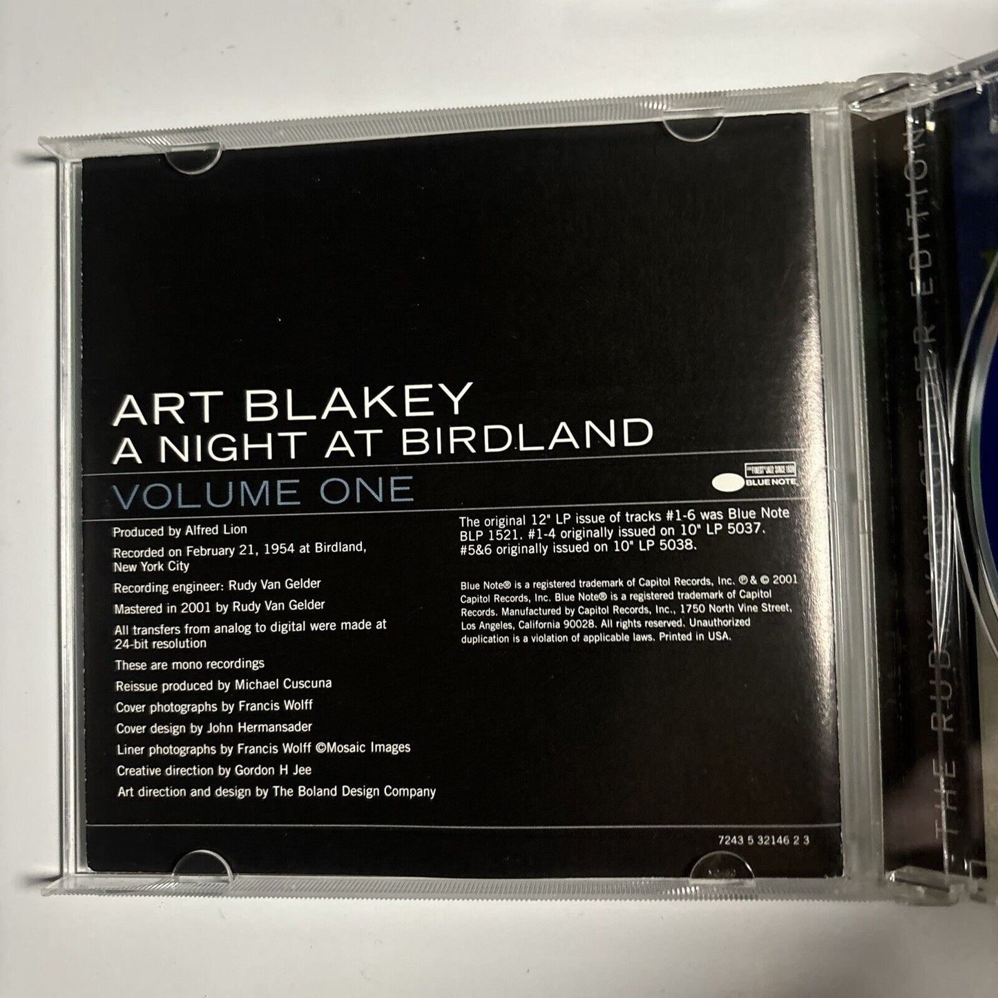 Art Blakey Quintet - A Night At Birdland, Volume One & Two (CD, 2001, 2-Disc)