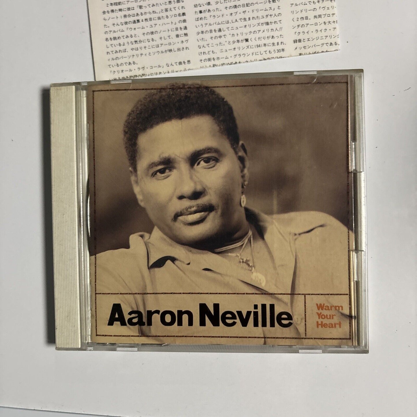 Aaron Neville - Warm Your Heart (CD, 1991) Japan pccy-10210