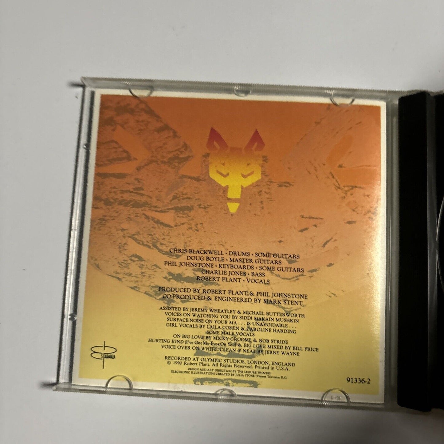 Robert Plant - Manic Nirvana (CD, 1990) Es Paranza Records 91336-2