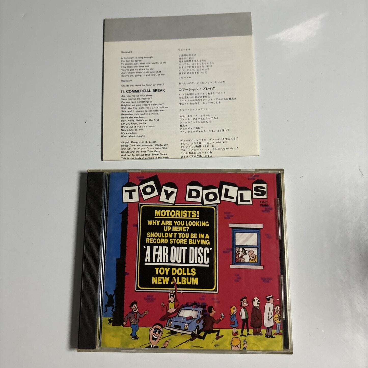 Toy Dolls - A Far Out Disc (CD, 1989) Japan 85062