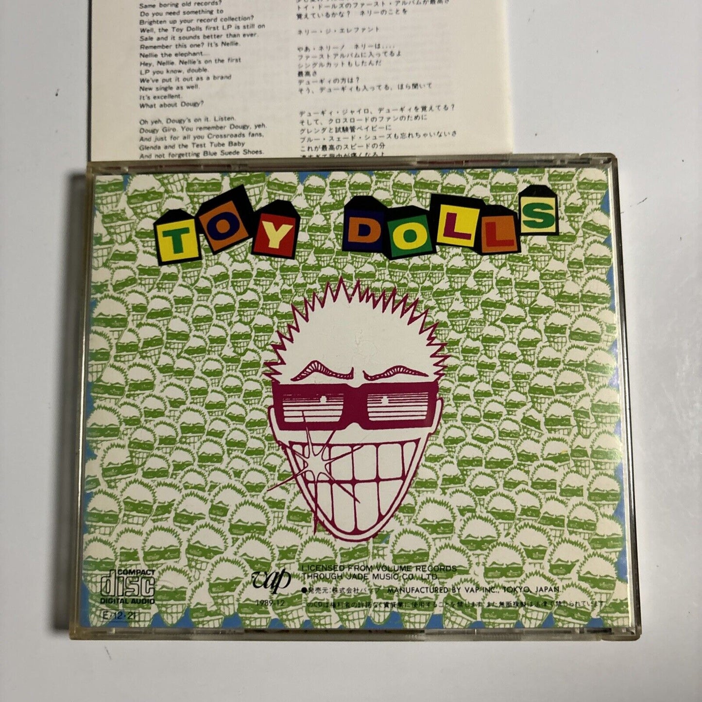Toy Dolls - A Far Out Disc (CD, 1989) Japan 85062