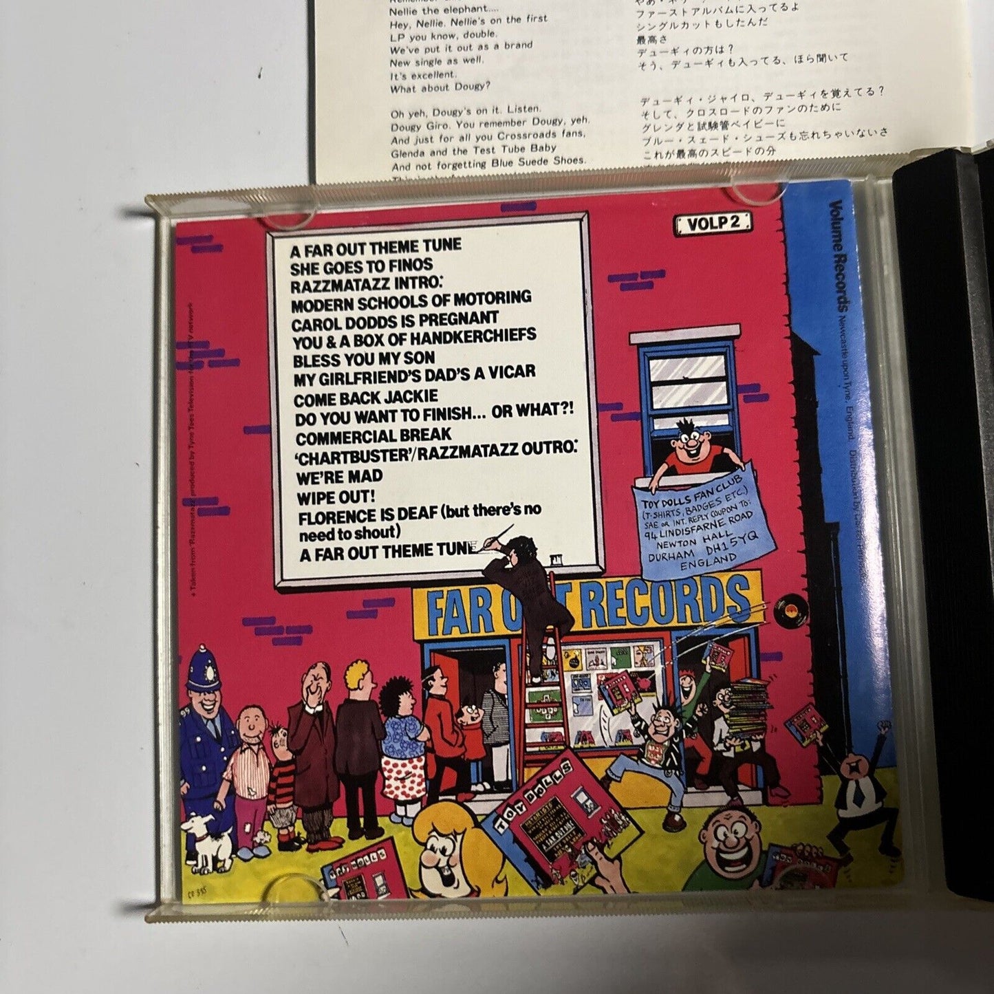 Toy Dolls - A Far Out Disc (CD, 1989) Japan 85062