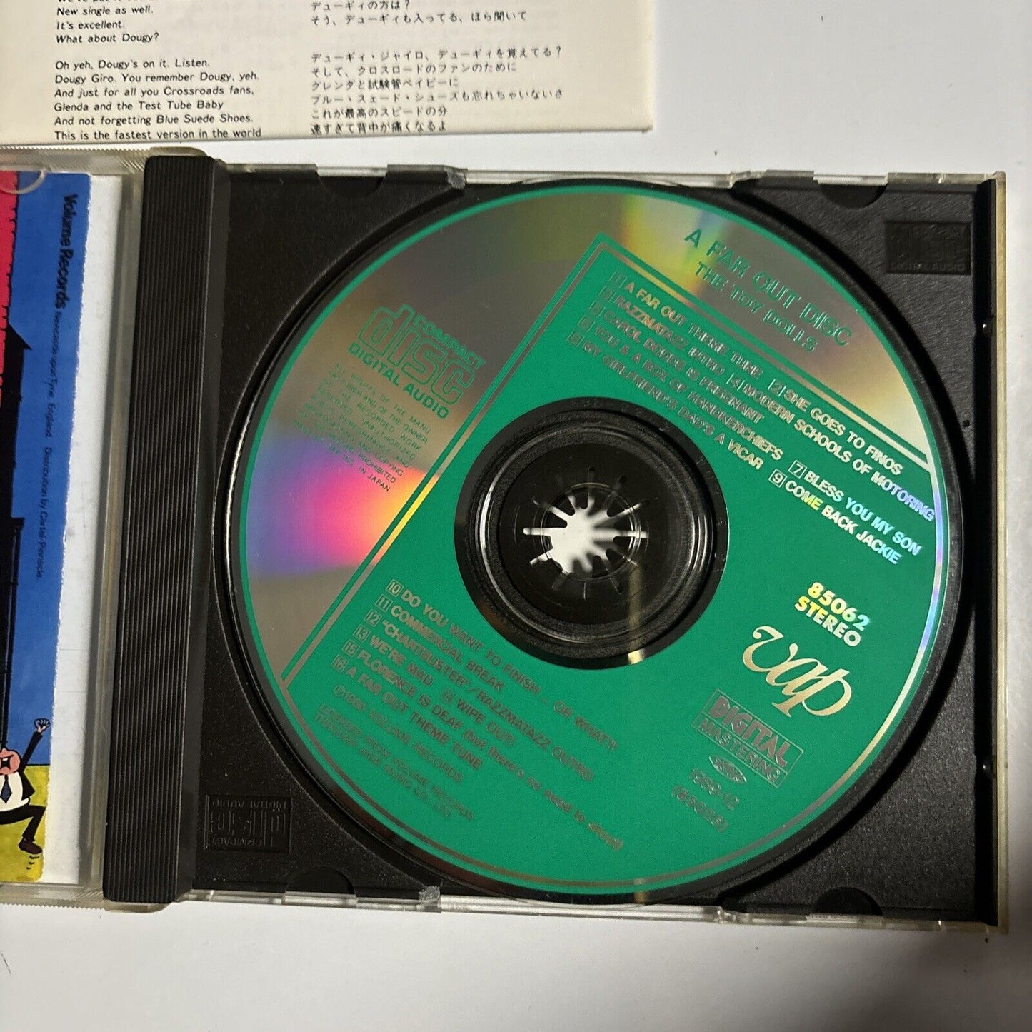 Toy Dolls - A Far Out Disc (CD, 1989) Japan 85062