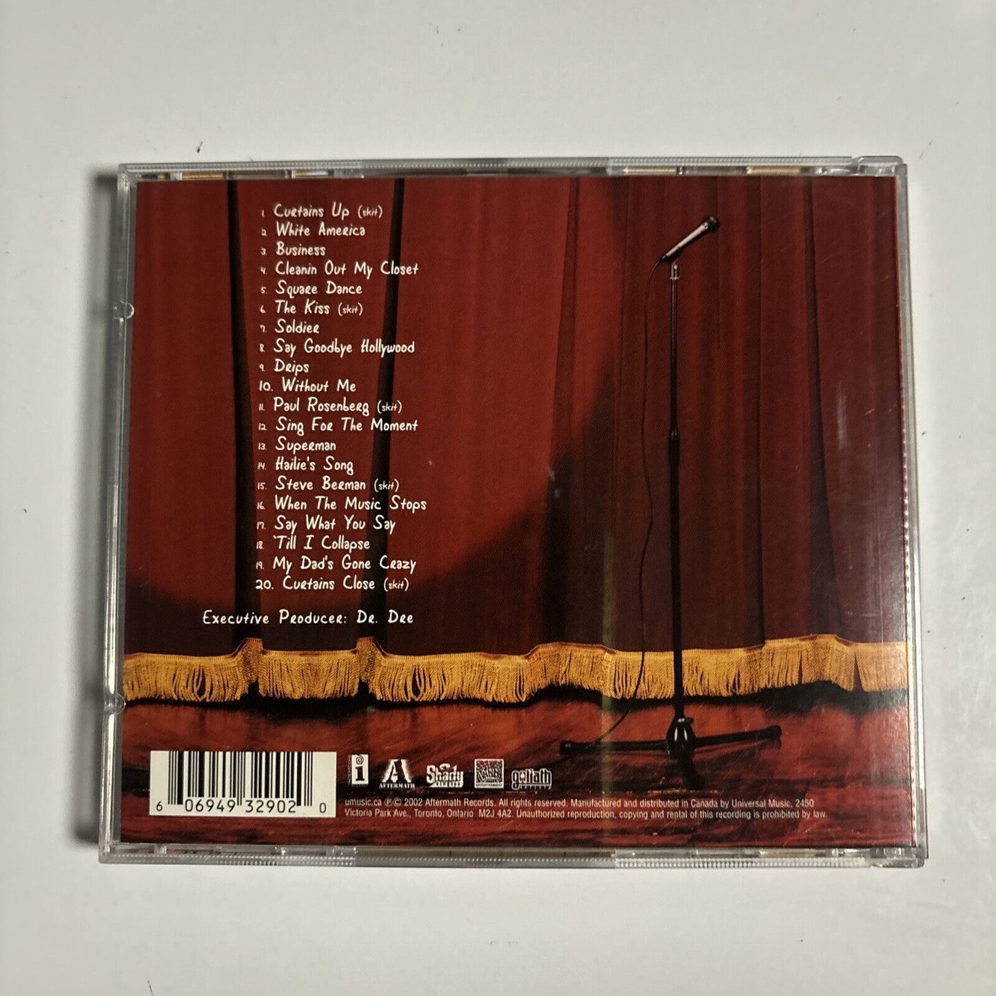 Eminem - The Eminem Show (CD, 2002) USA Aftermath Entertainment