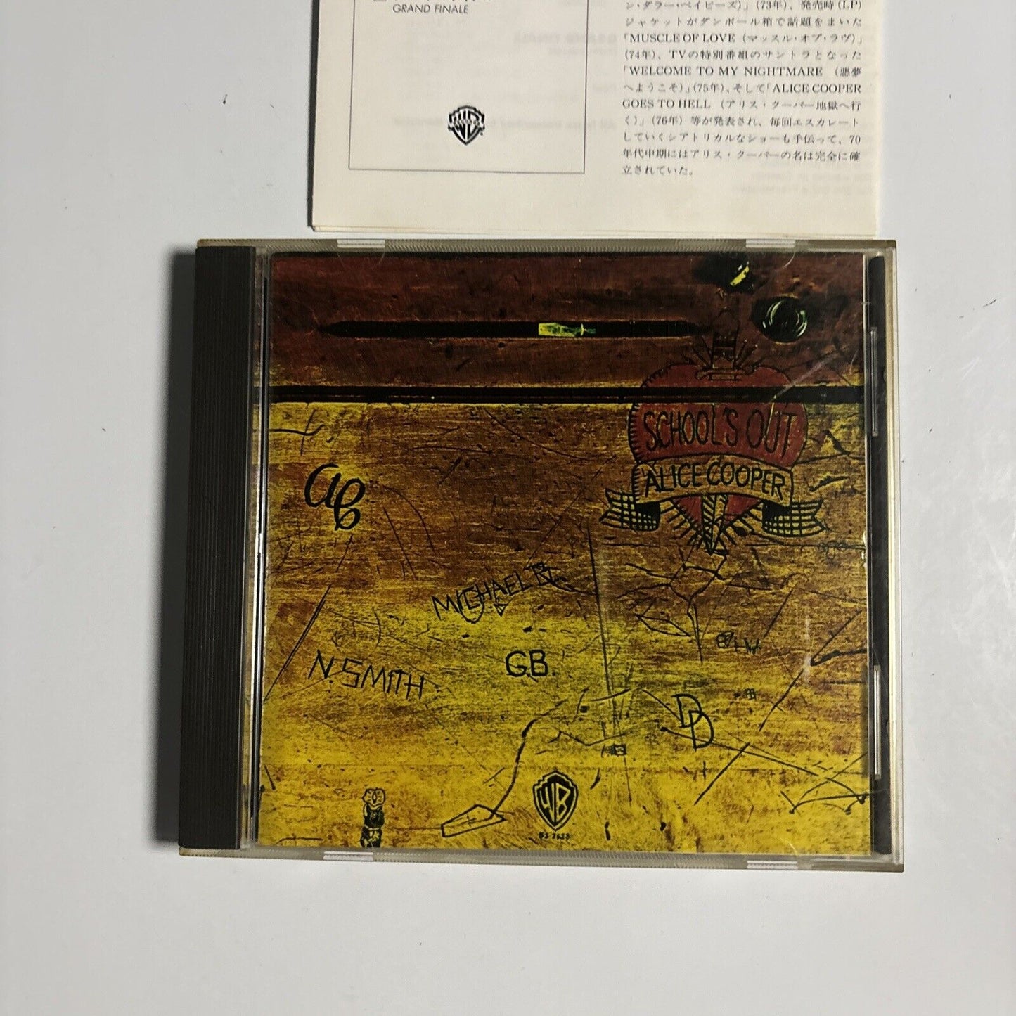 Alice Cooper - School's Out (CD, 1991) Japan wpcp-3490 Warner Bros. Records