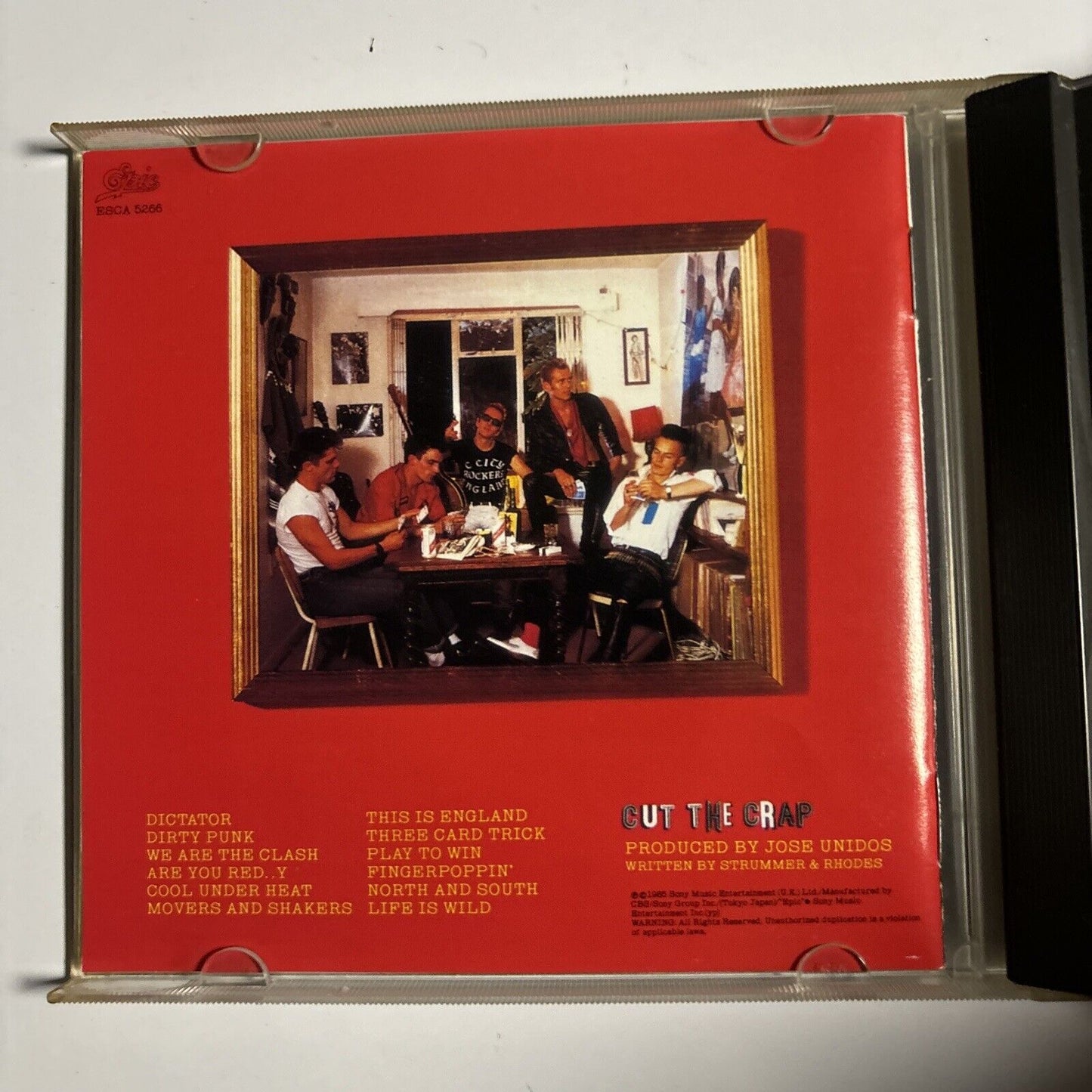 The Clash - Cut The Crap (CD, 1991) Japan esca-5266 Rock