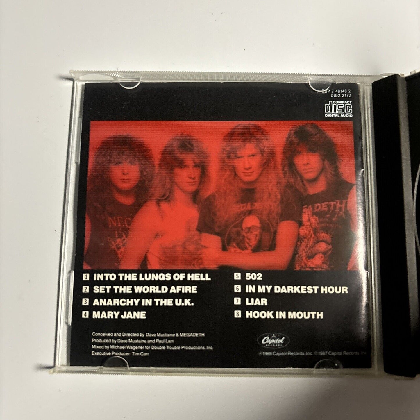 Megadeth - So Far, So Good... So What! (CD, 1988) Capitol Records CDP 7 48148 2
