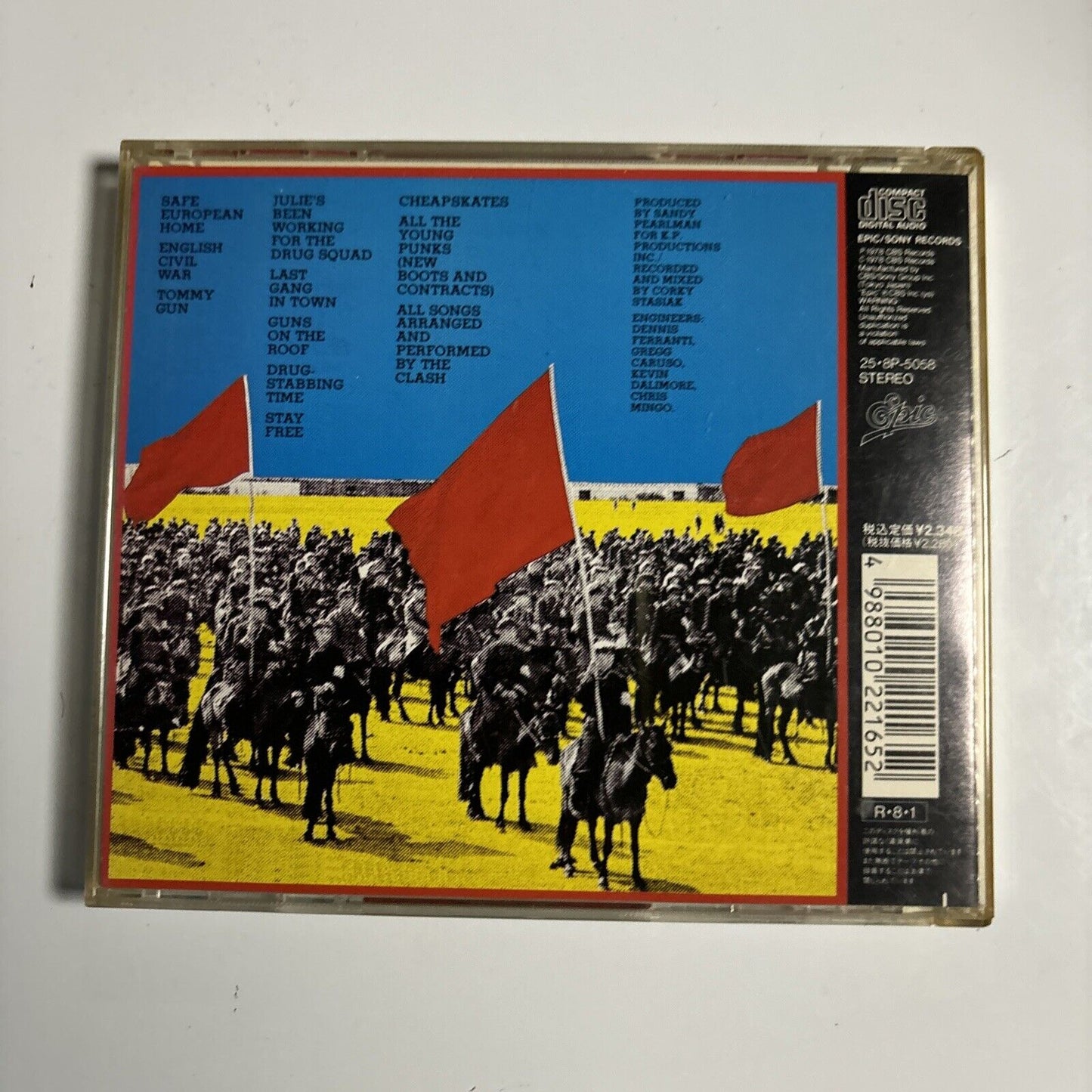 The Clash - Give 'Em Enough Rope (CD, 1991) Japan 25-8p-5058