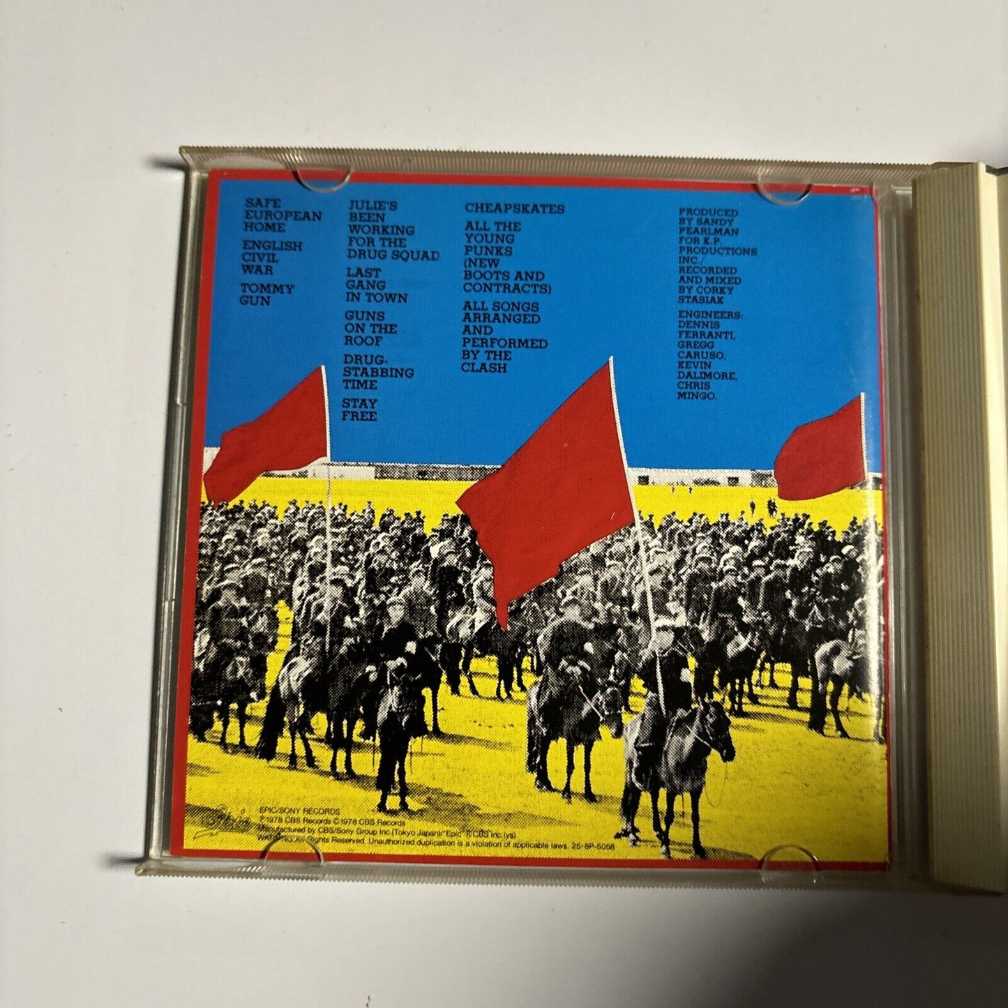 The Clash - Give 'Em Enough Rope (CD, 1991) Japan 25-8p-5058