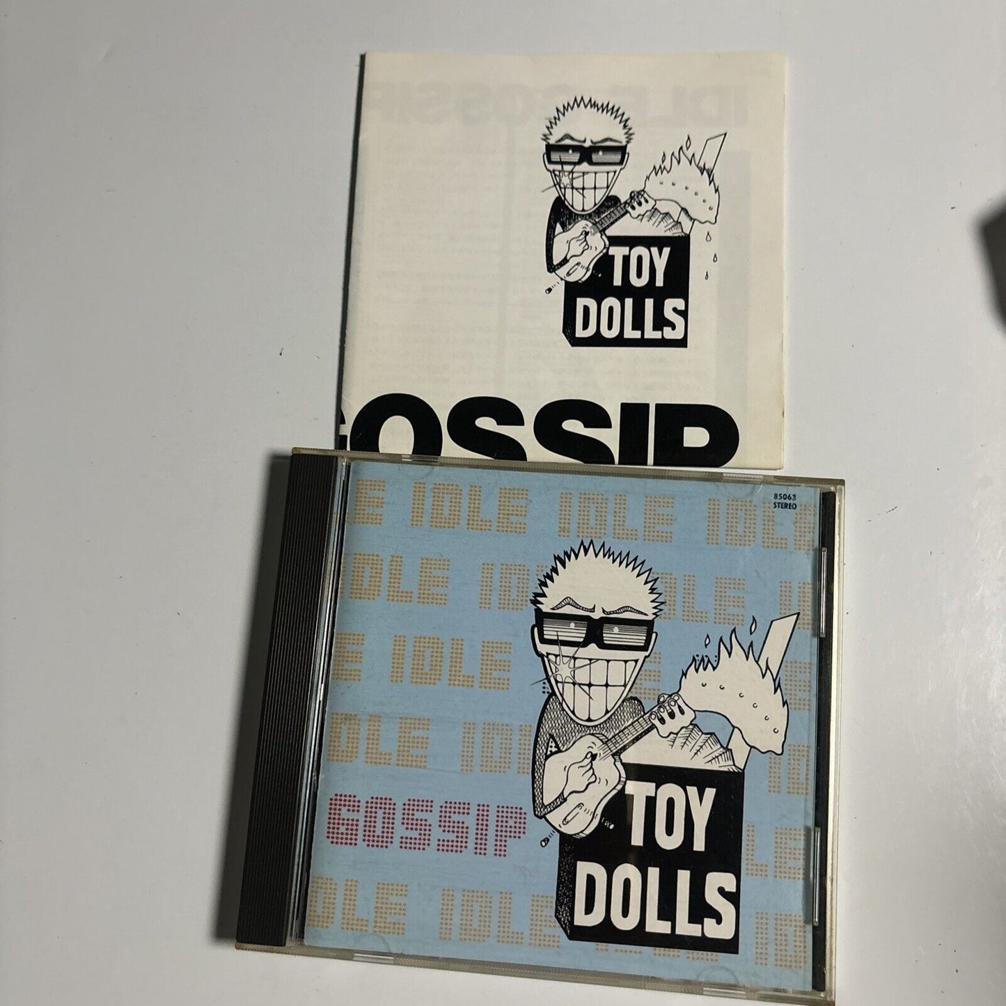 Toy Dolls - Idle Gossip (CD, 1989) Japan 85063 Rock