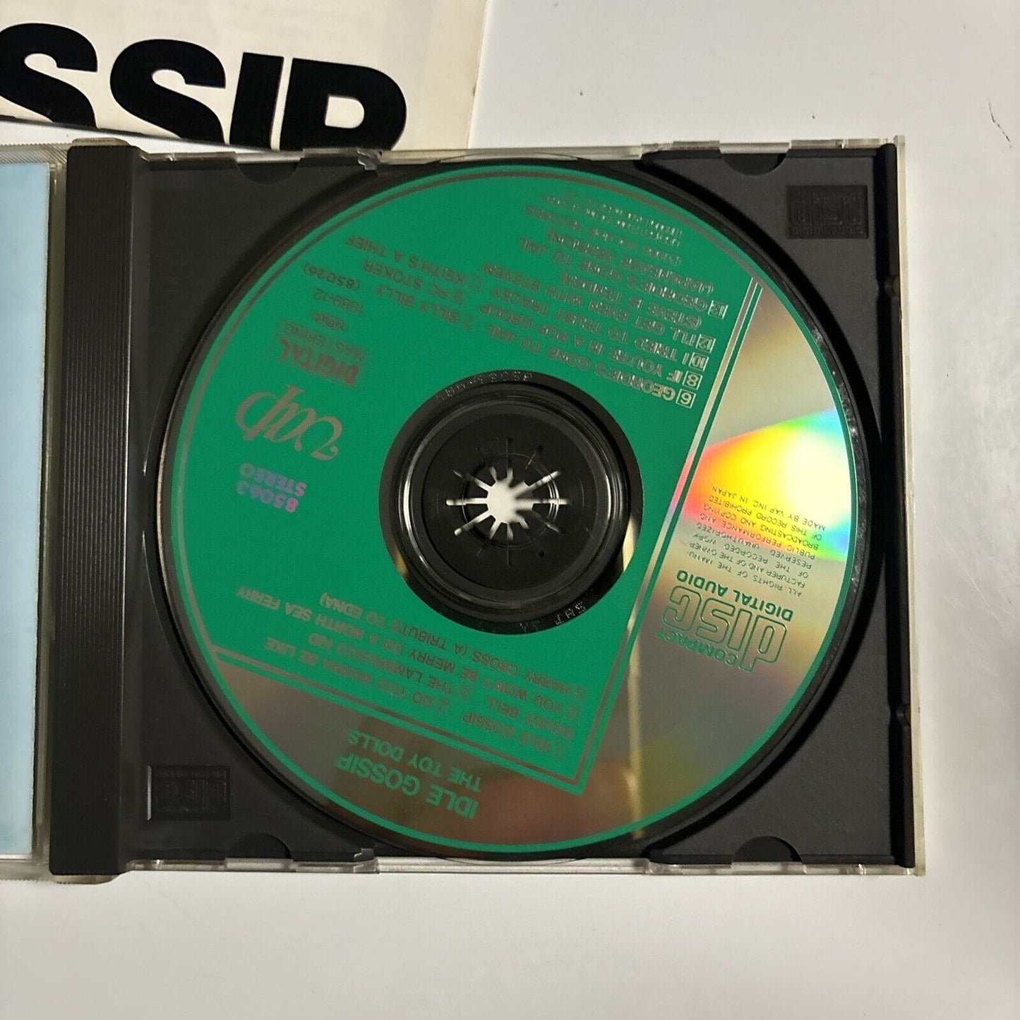 Toy Dolls - Idle Gossip (CD, 1989) Japan 85063 Rock