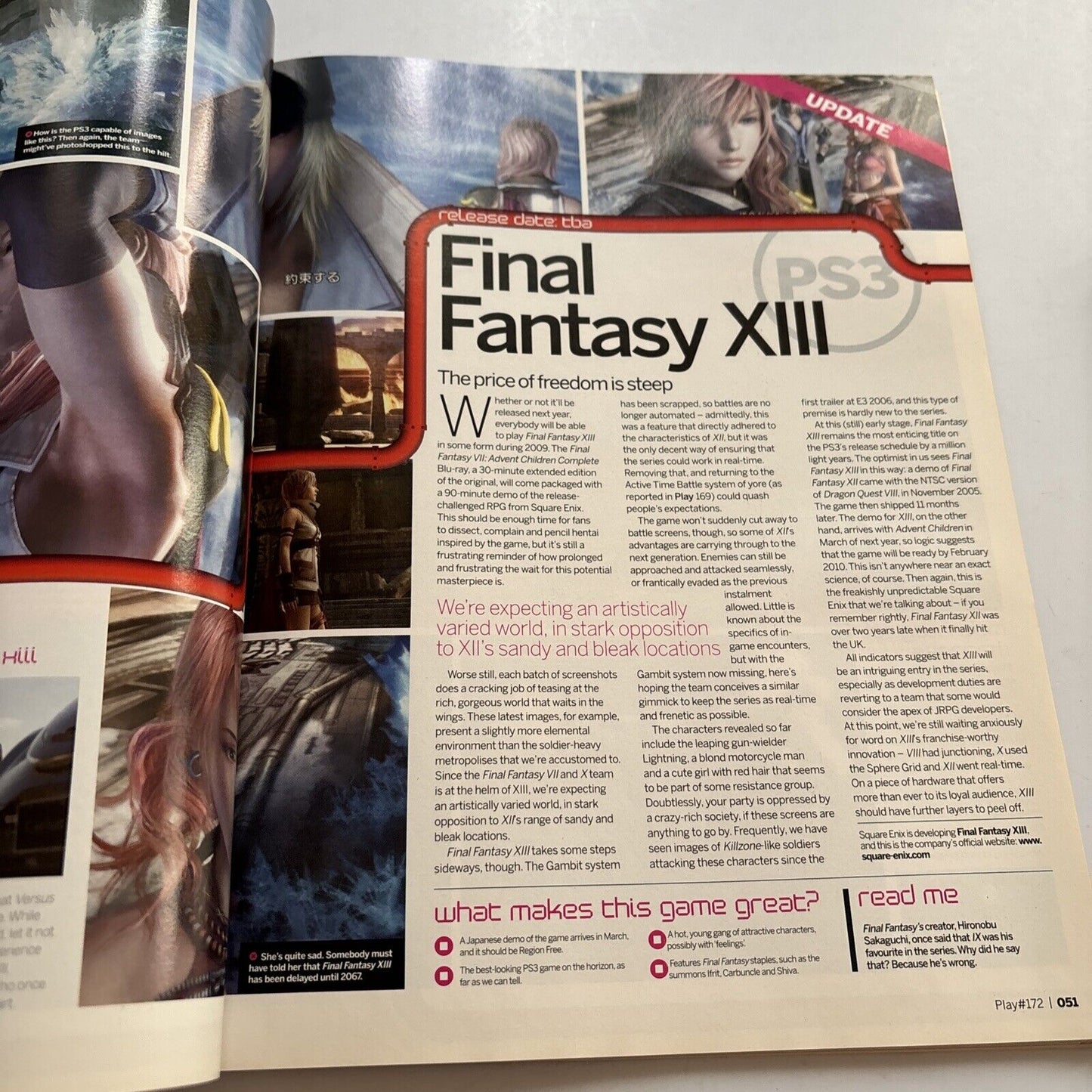 Play Magazine Issue 172 2008 PlayStation Street Fighter IV