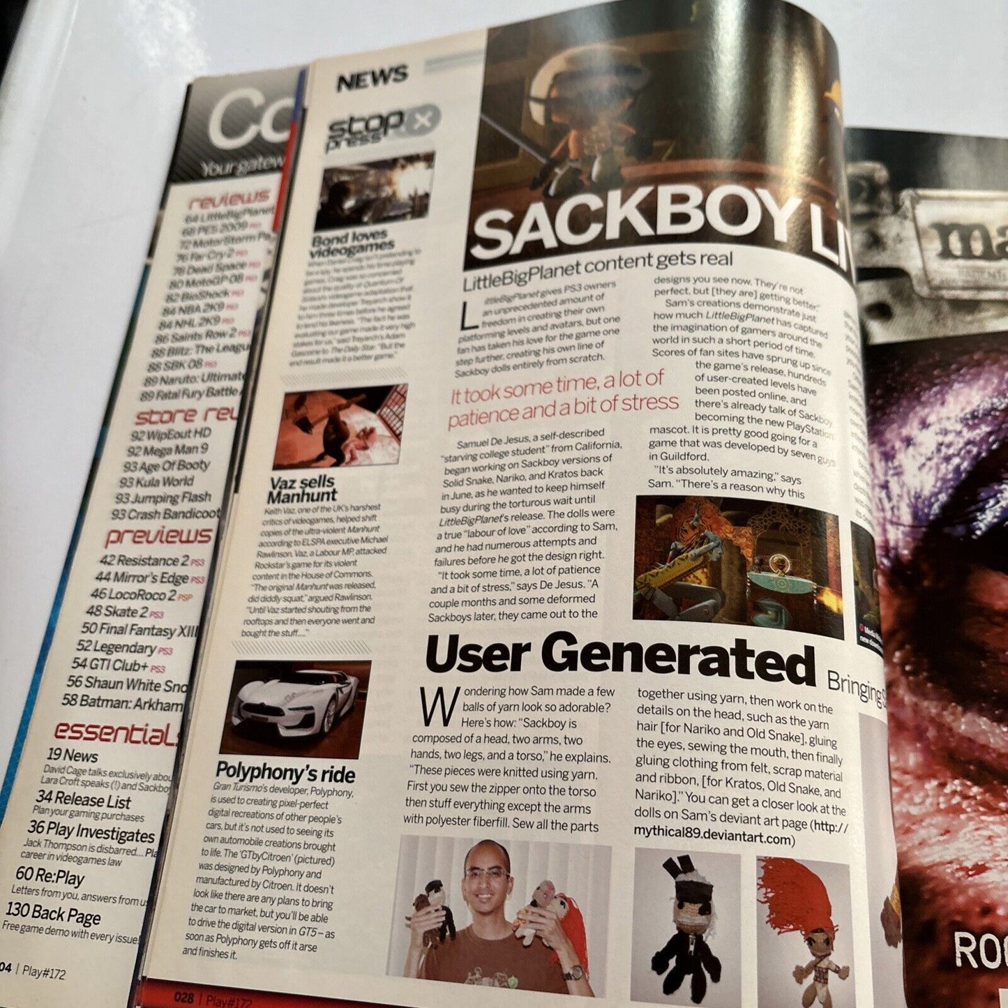 Play Magazine Issue 172 2008 PlayStation Street Fighter IV