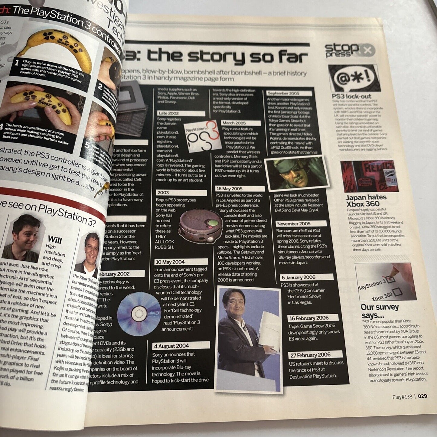 Play PlayStation Magazine Issue 138 2006 Metal Gear Solid 4 Tomb Raider Legend