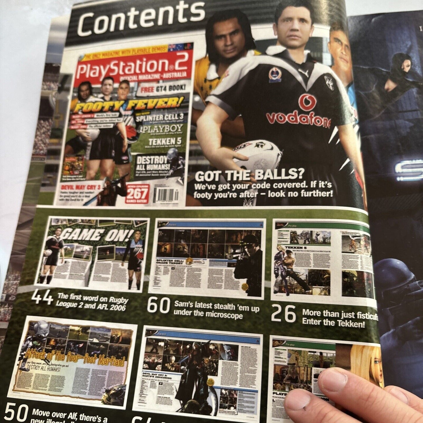 PlayStation 2 Official Magazine Australia Issue 39 April 2005 AFL 2006 Rugby2005