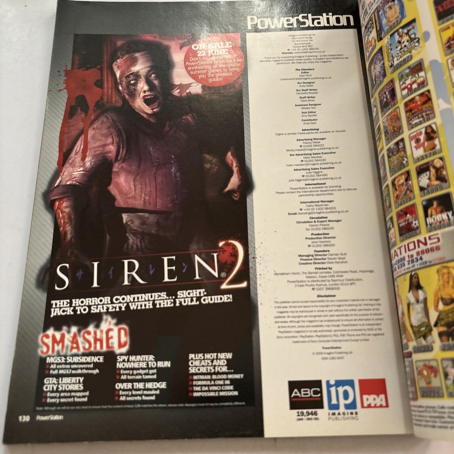 Powerstation PlayStation Magazine Issue 127 2006 Tomb Raider Legend X-Men