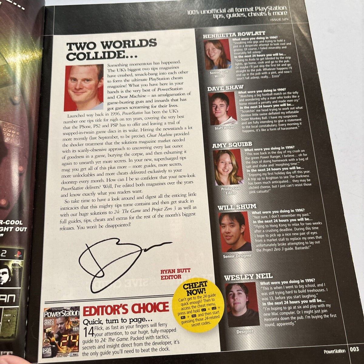 Powerstation PlayStation Magazine Issue 124 2006 24 The Game Project Zero 3