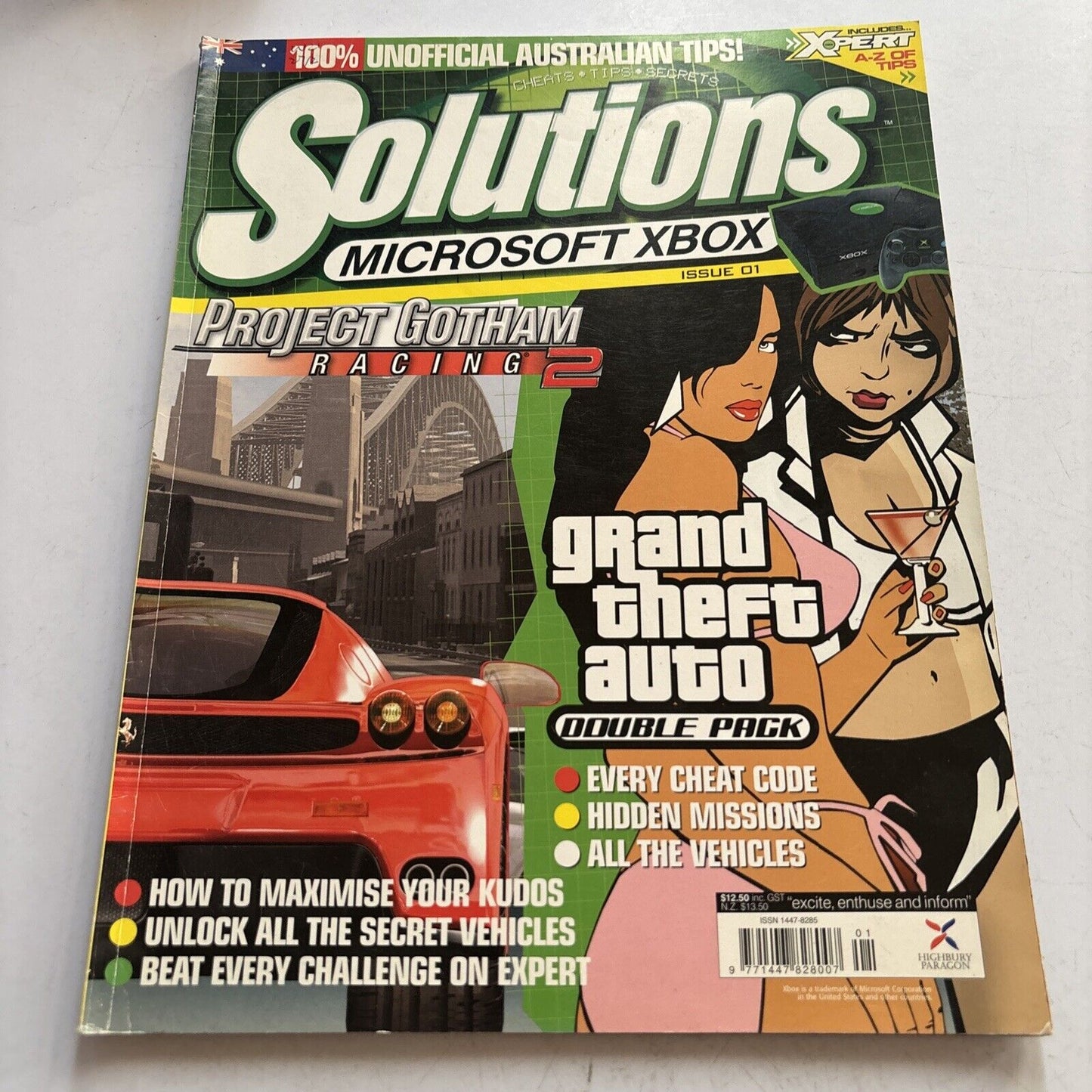 Solutions Microsoft Xbox Magazine Issue 01 2004 Project Gotham Racing 2 Grand