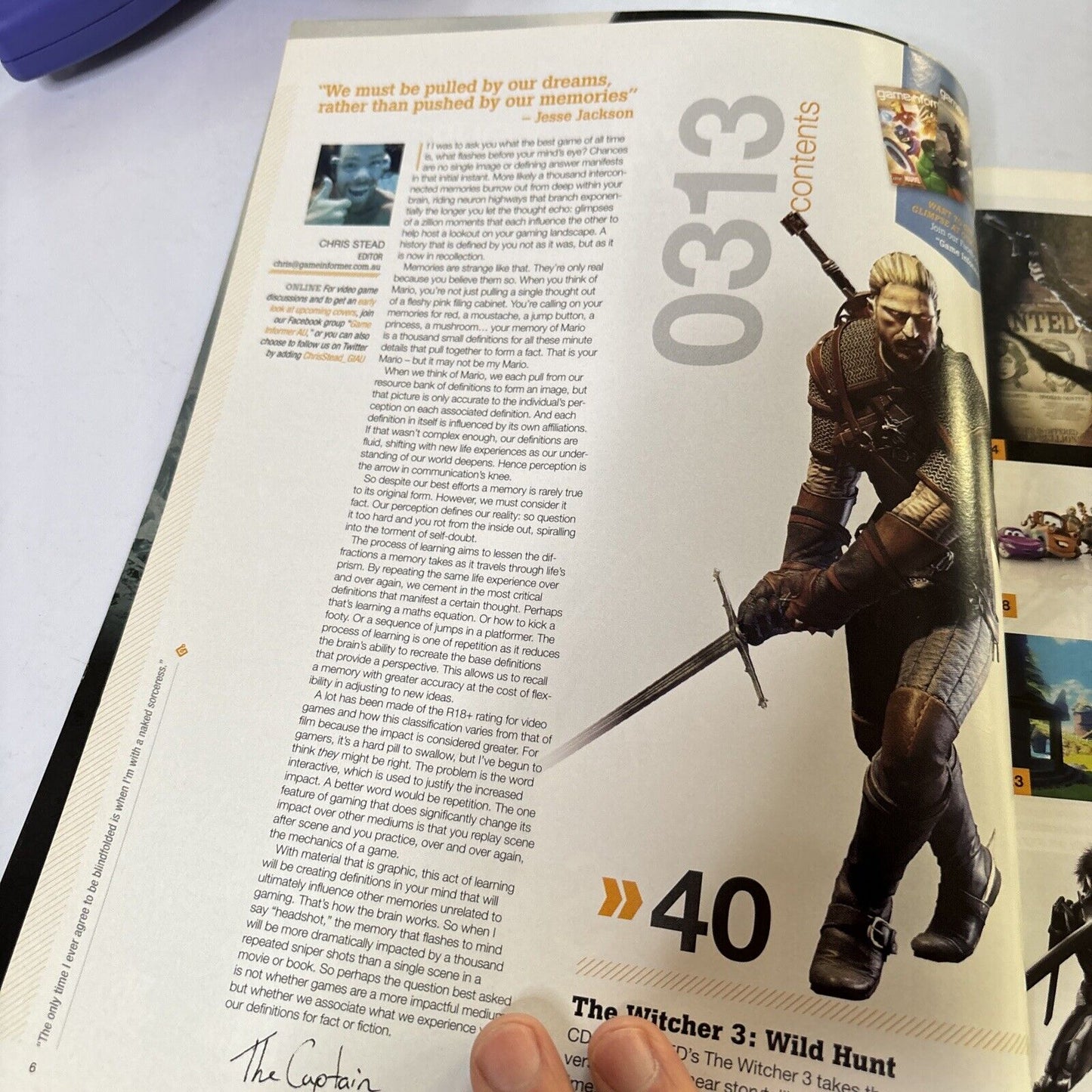 Game Informer Magazine No 39 2013 The Witcher 3 Wild Hunt