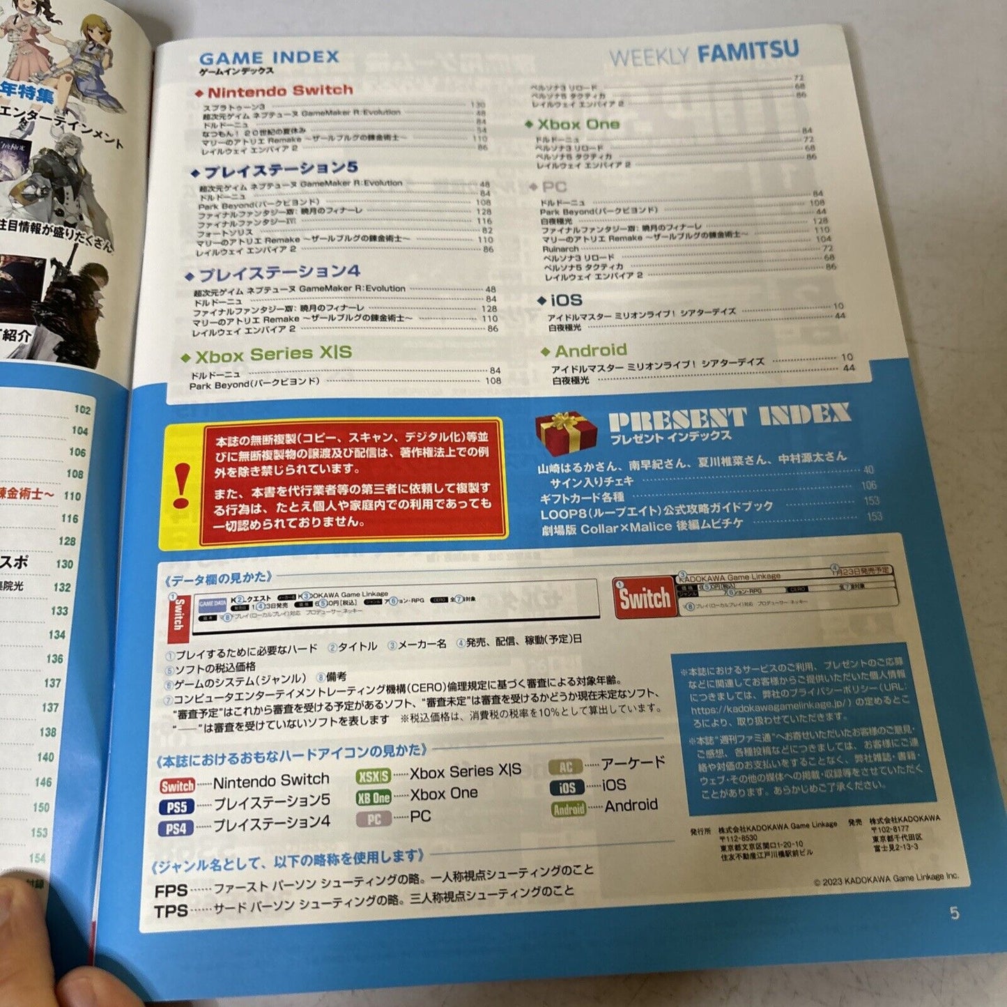 Famitsu Weekly Magazine Issue 1802 2023 June The Idol Master Million Live