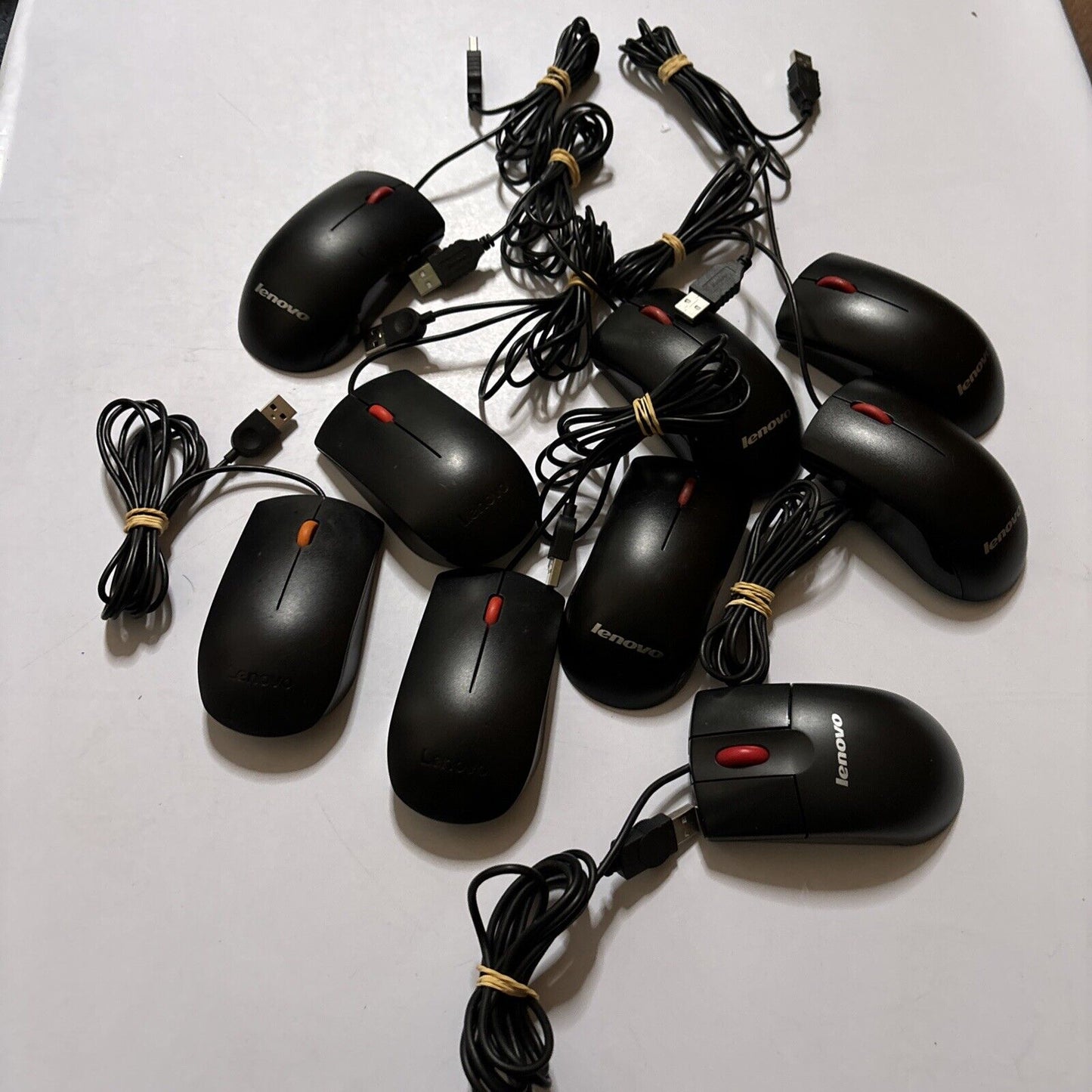 9x Lenovo USB Mouse: 6x M-U0025-O & 3x MOJU0