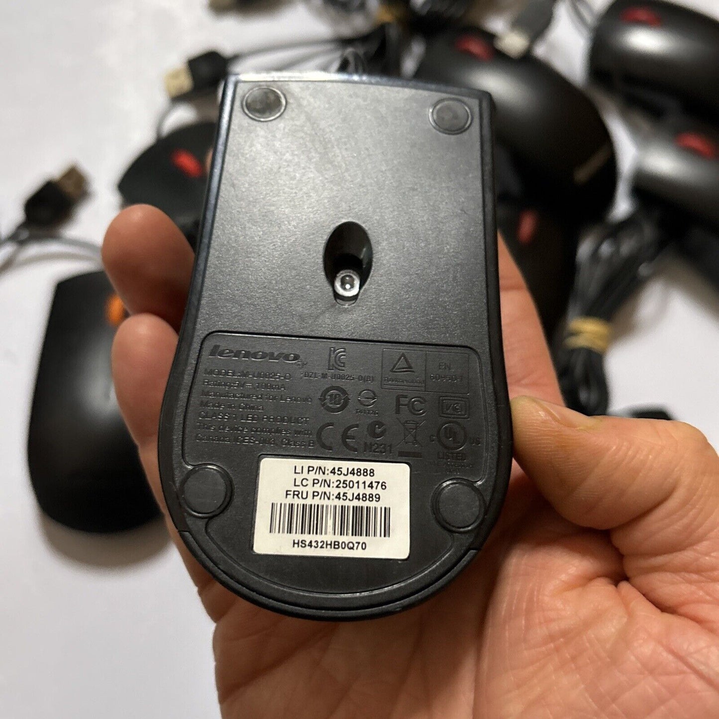 9x Lenovo USB Mouse: 6x M-U0025-O & 3x MOJU0